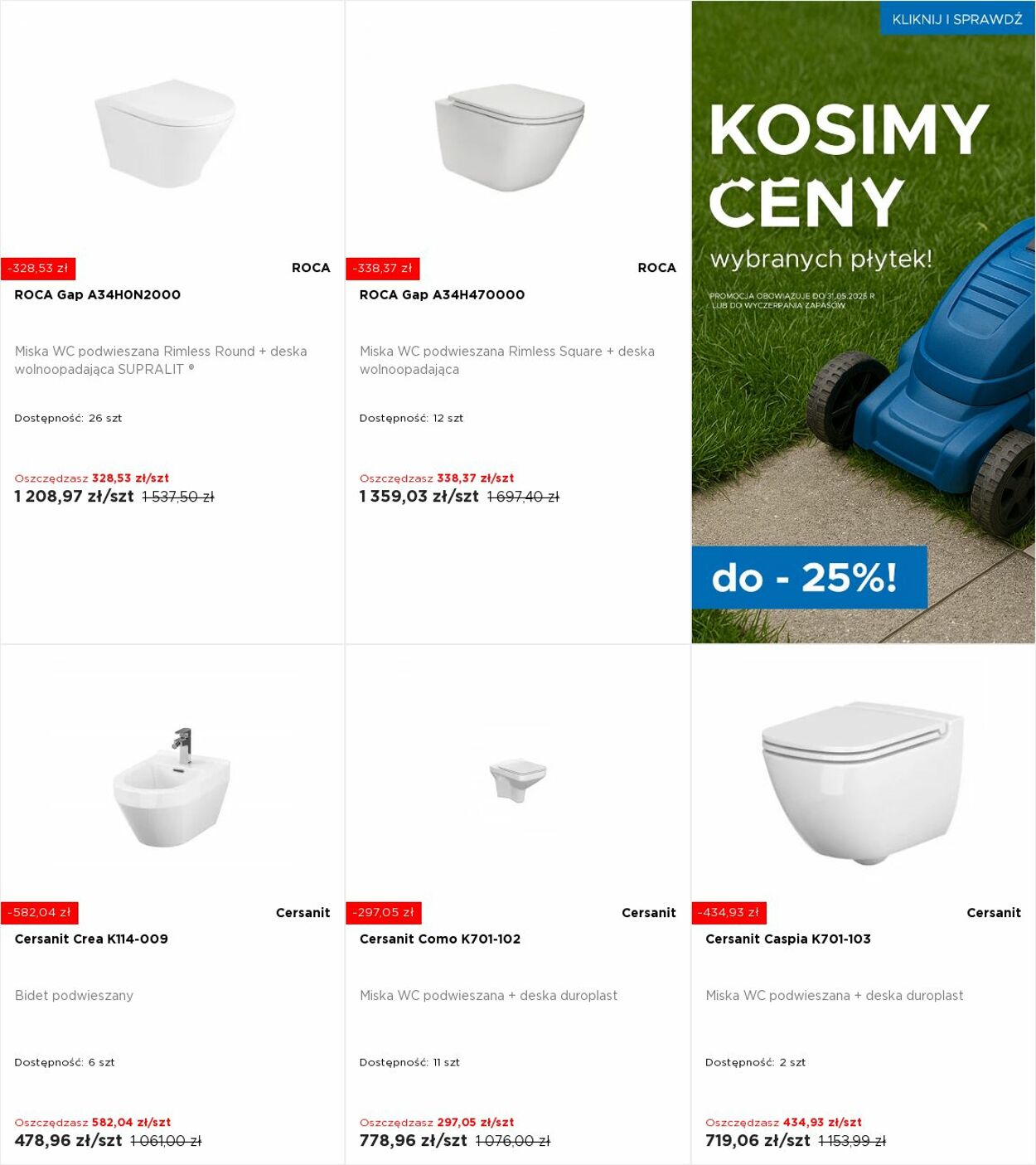 Gazetka Blu Salony Łazienek 26.05.2025 - 01.06.2025