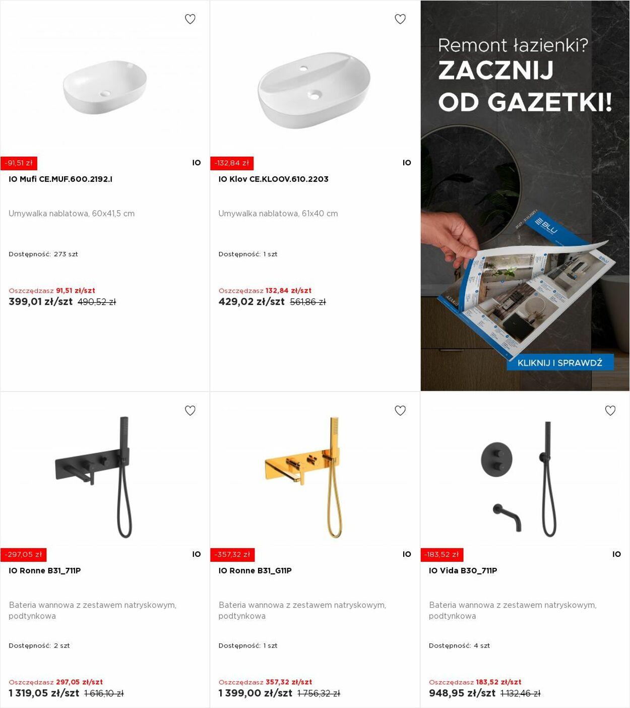 Gazetka Blu Salony Łazienek 03.11.2025 - 09.11.2025