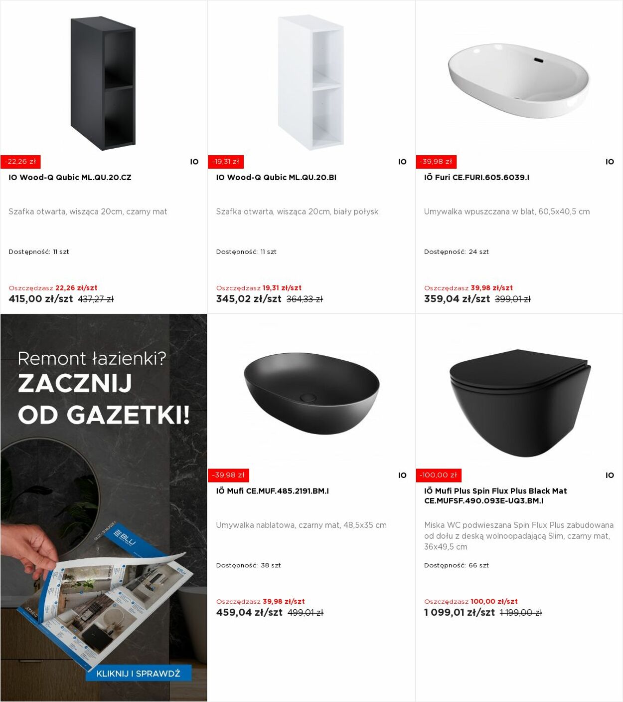 Gazetka Blu Salony Łazienek 11.08.2025 - 17.08.2025