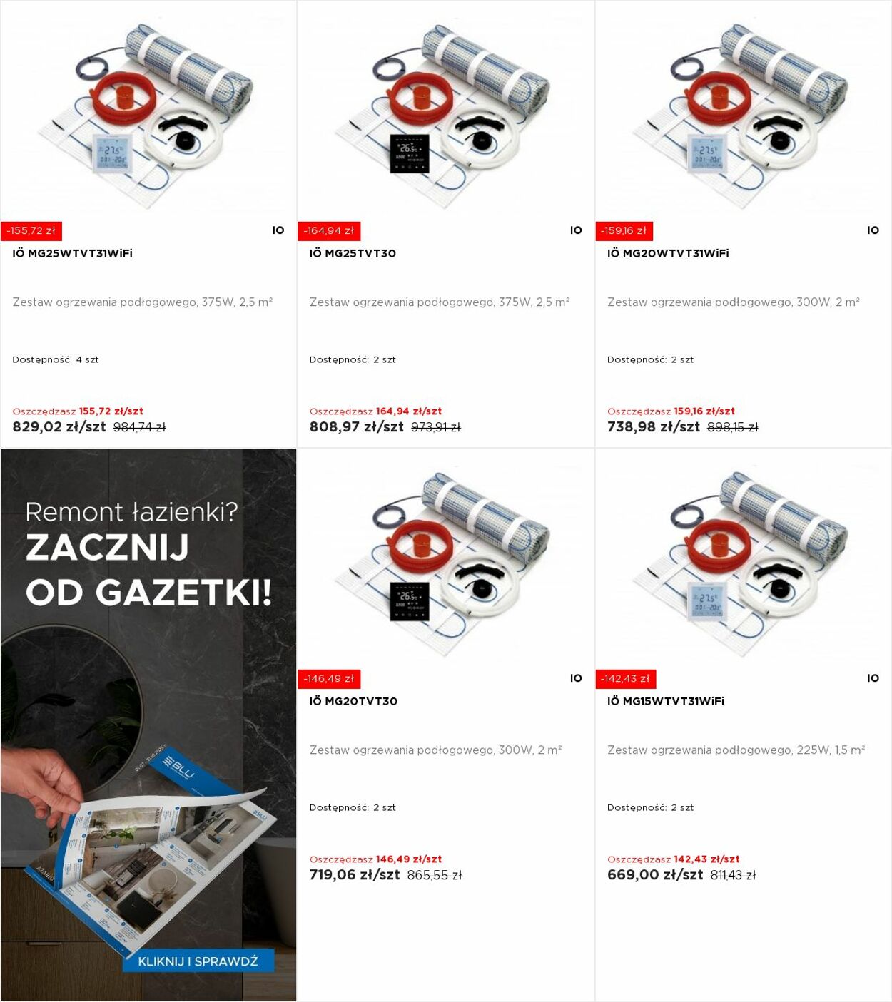 Gazetka Blu Salony Łazienek 11.08.2025 - 17.08.2025