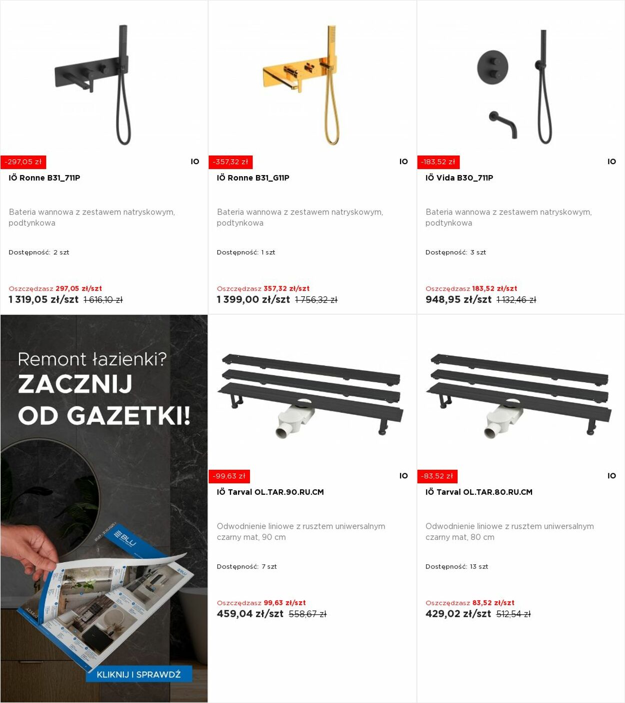 Gazetka Blu Salony Łazienek 11.08.2025 - 17.08.2025