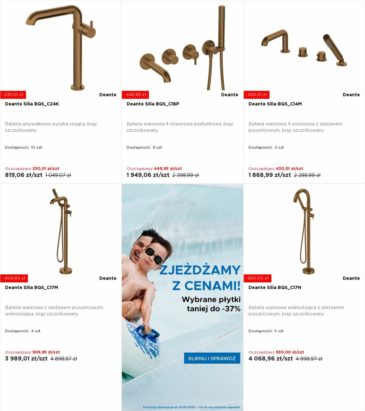 Gazetka Blu Salony Łazienek 11.08.2025 - 17.08.2025