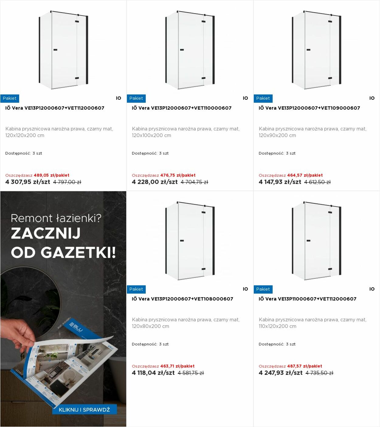 Gazetka Blu Salony Łazienek 11.08.2025 - 17.08.2025