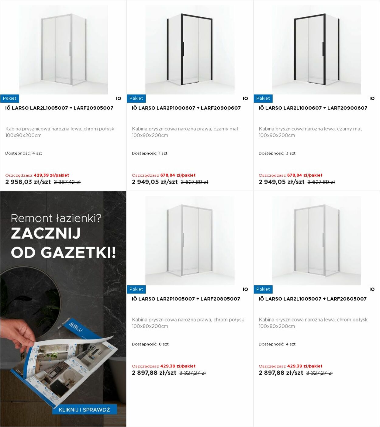 Gazetka Blu Salony Łazienek 11.08.2025 - 17.08.2025