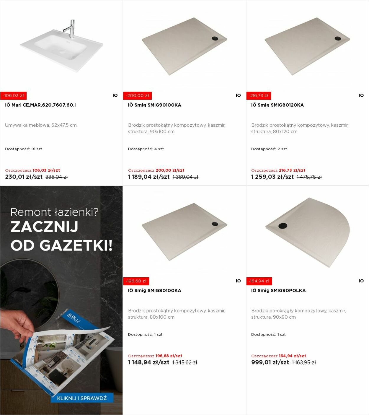 Gazetka Blu Salony Łazienek 11.08.2025 - 17.08.2025