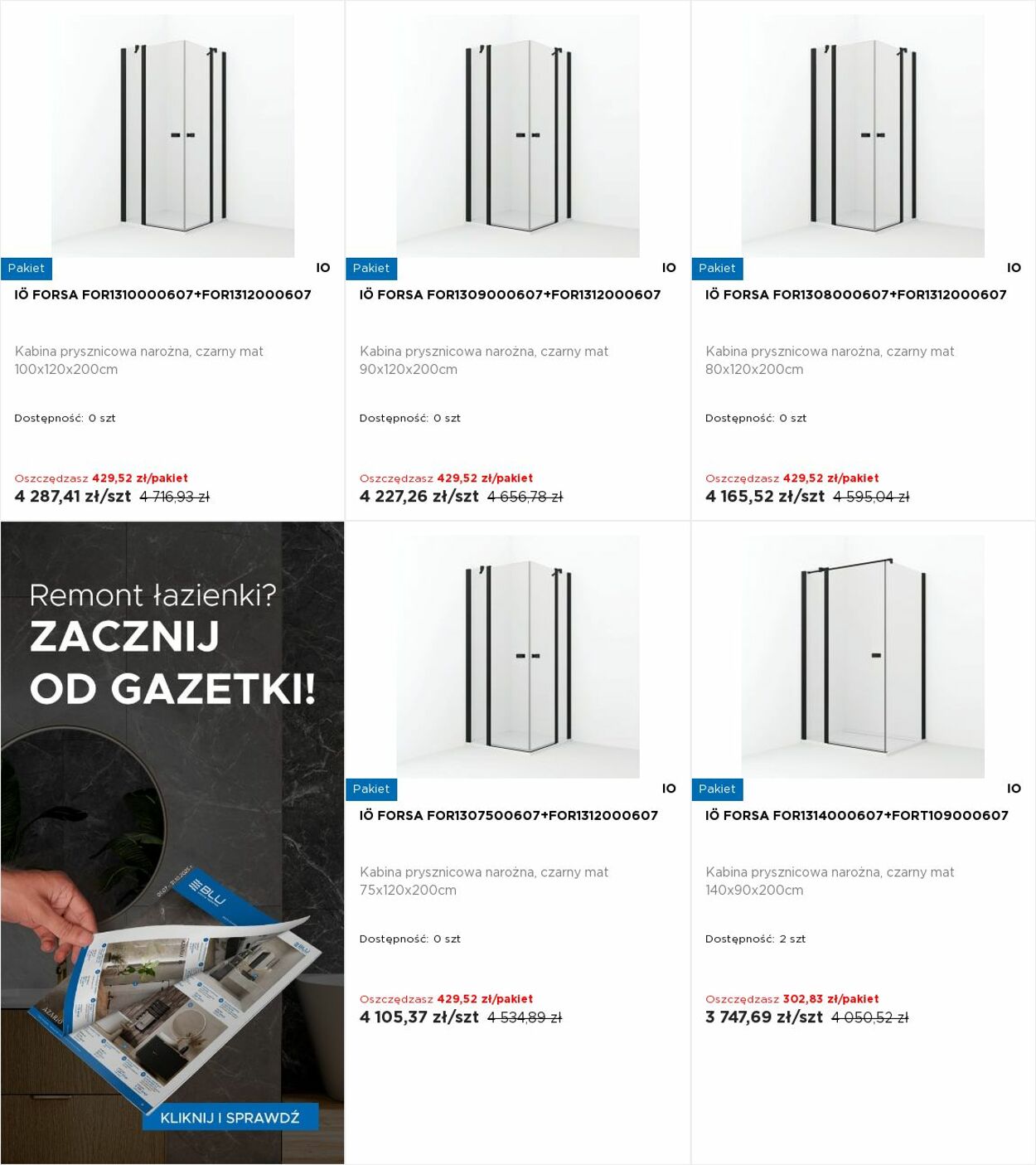 Gazetka Blu Salony Łazienek 11.08.2025 - 17.08.2025