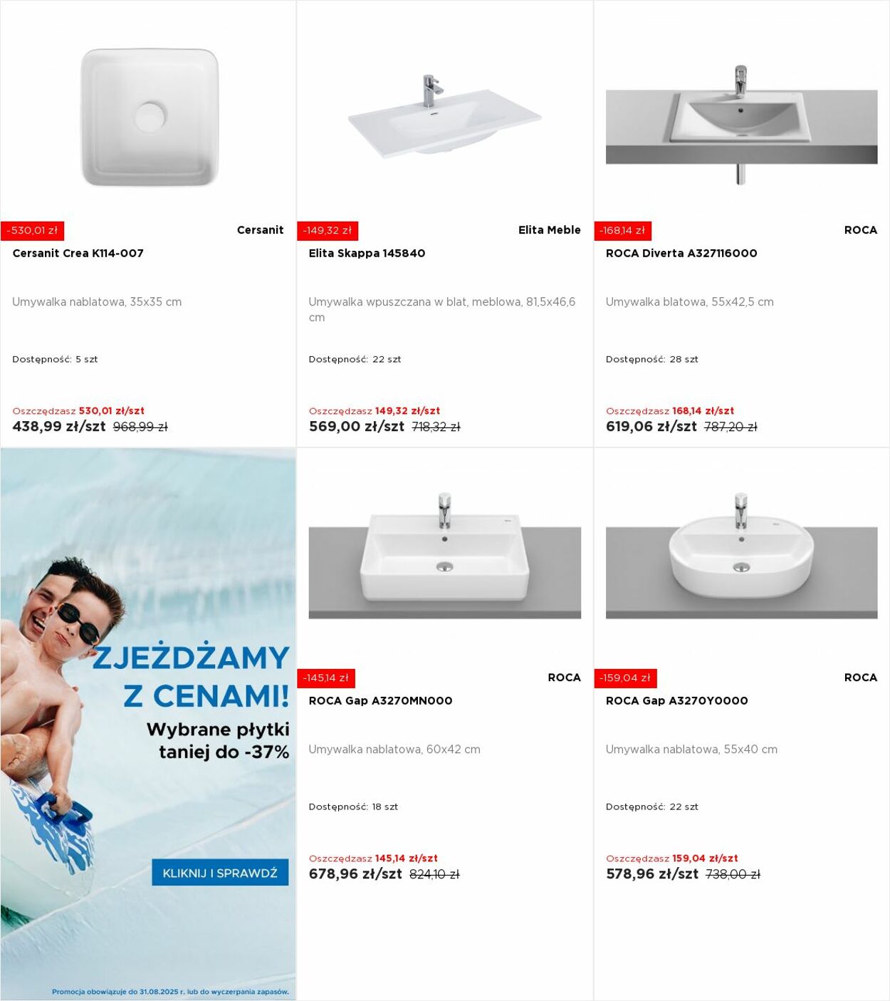 Gazetka Blu Salony Łazienek 11.08.2025 - 17.08.2025