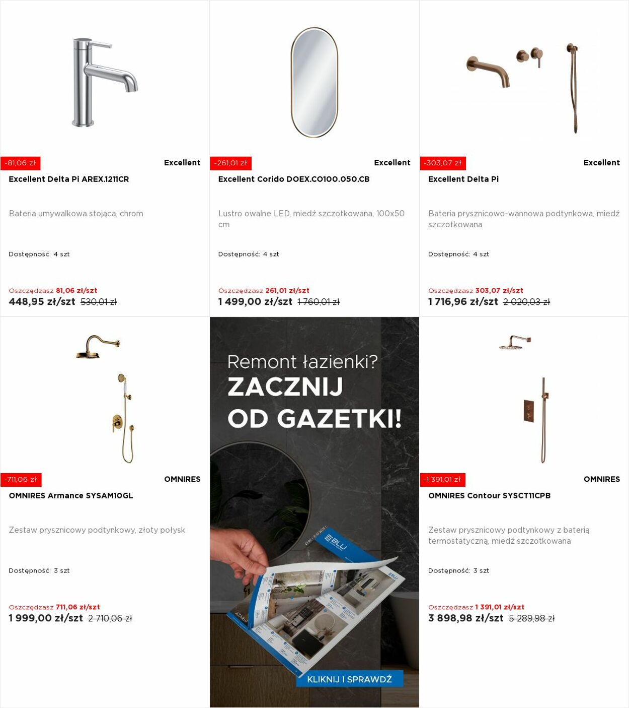 Gazetka Blu Salony Łazienek 11.08.2025 - 17.08.2025