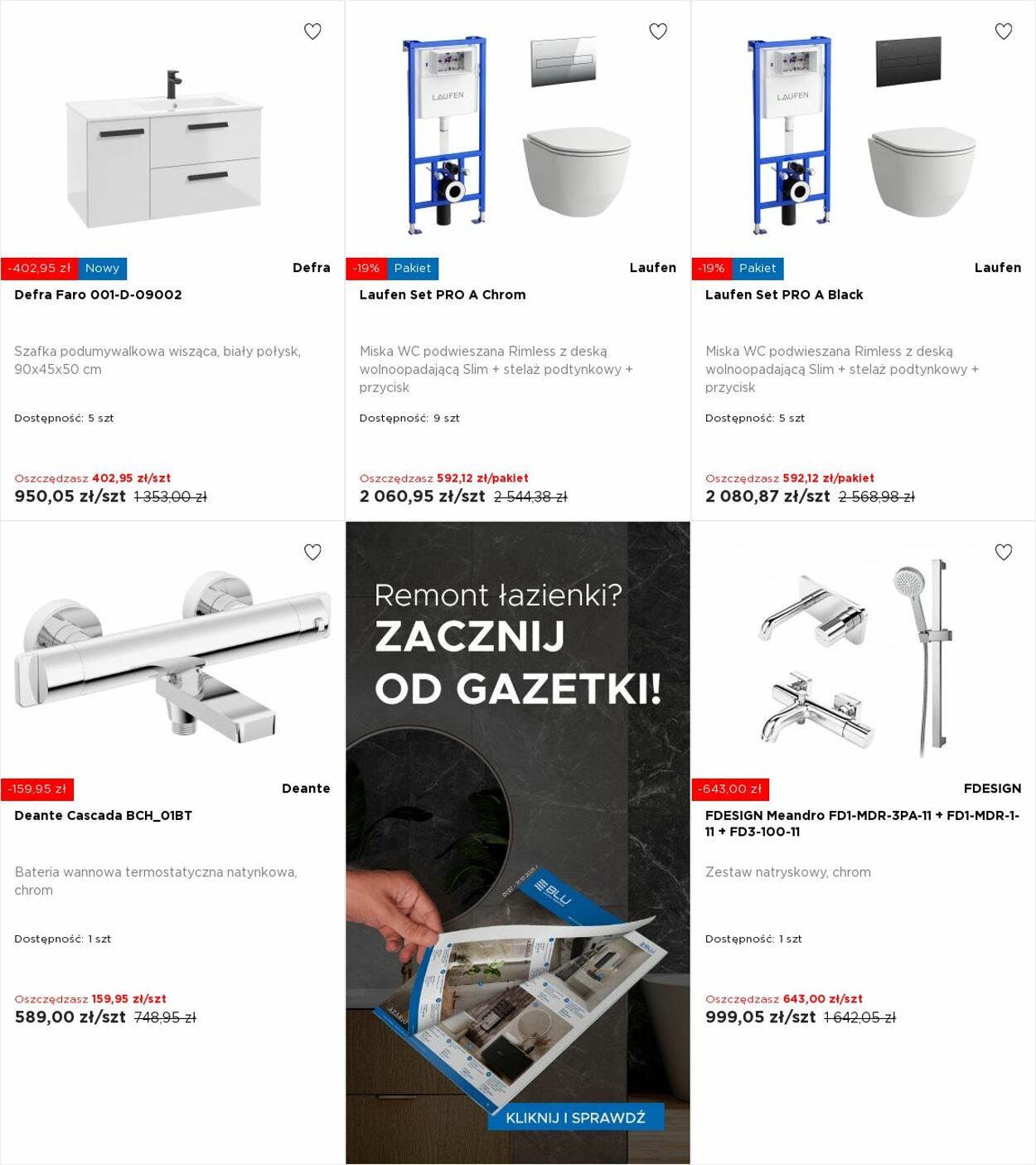 Gazetka Blu Salony Łazienek 25.08.2025 - 31.08.2025