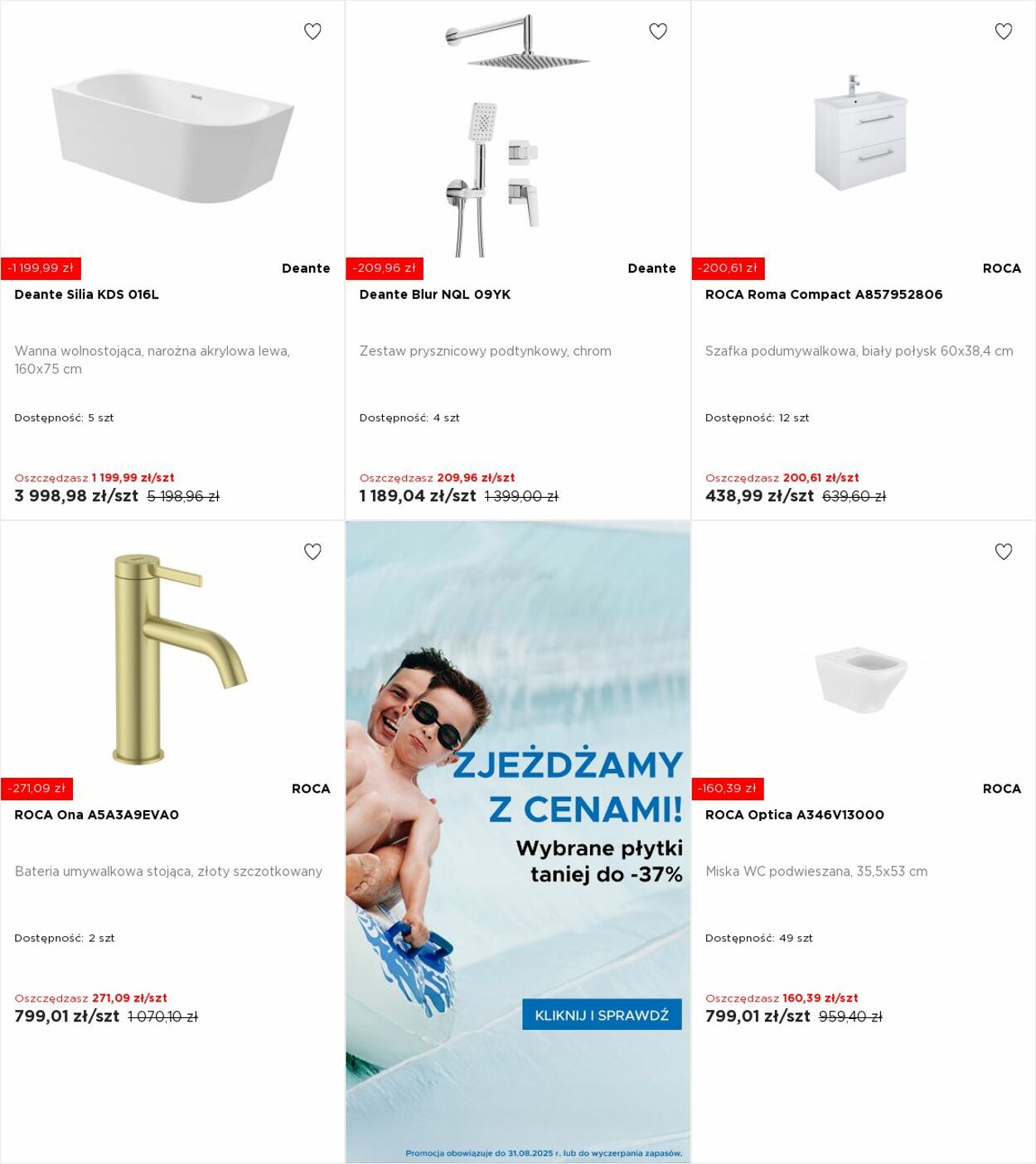 Gazetka Blu Salony Łazienek 25.08.2025 - 31.08.2025