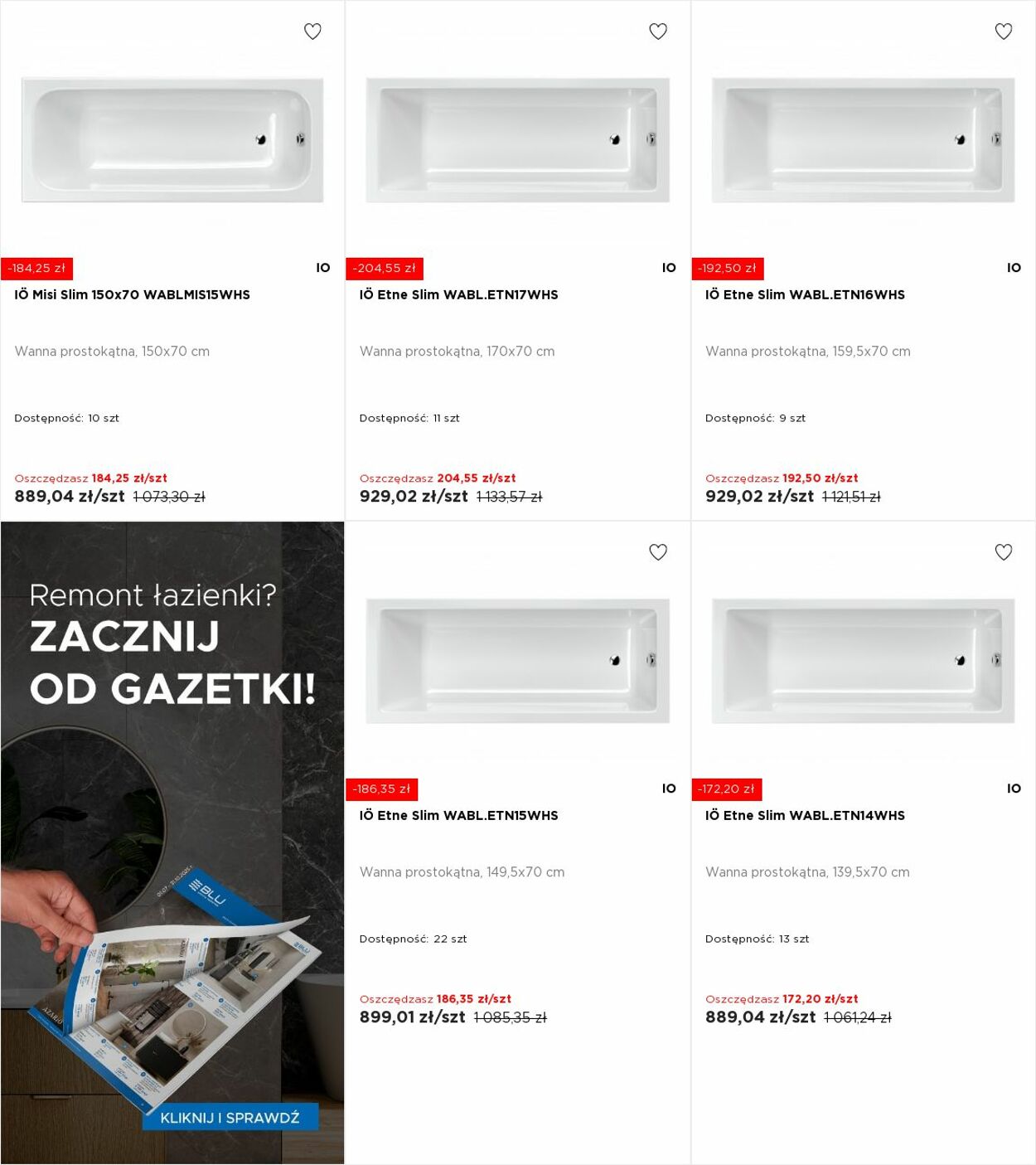 Gazetka Blu Salony Łazienek 08.09.2025 - 14.09.2025