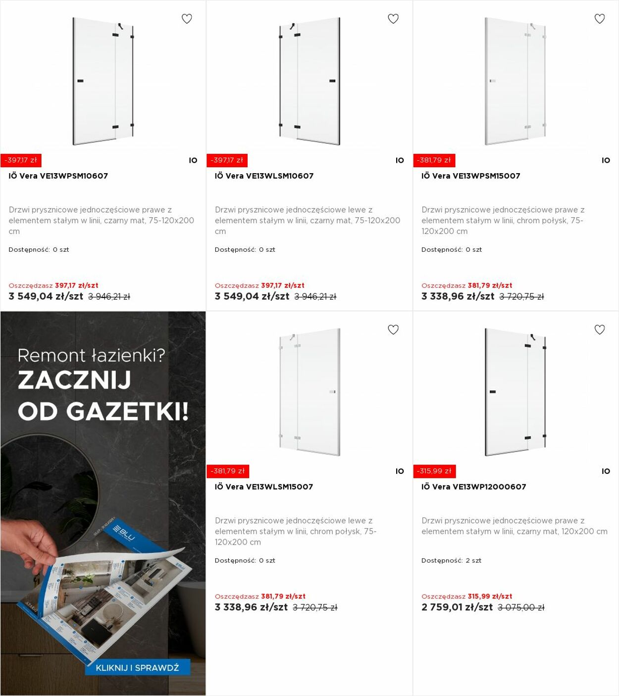 Gazetka Blu Salony Łazienek 08.09.2025 - 14.09.2025