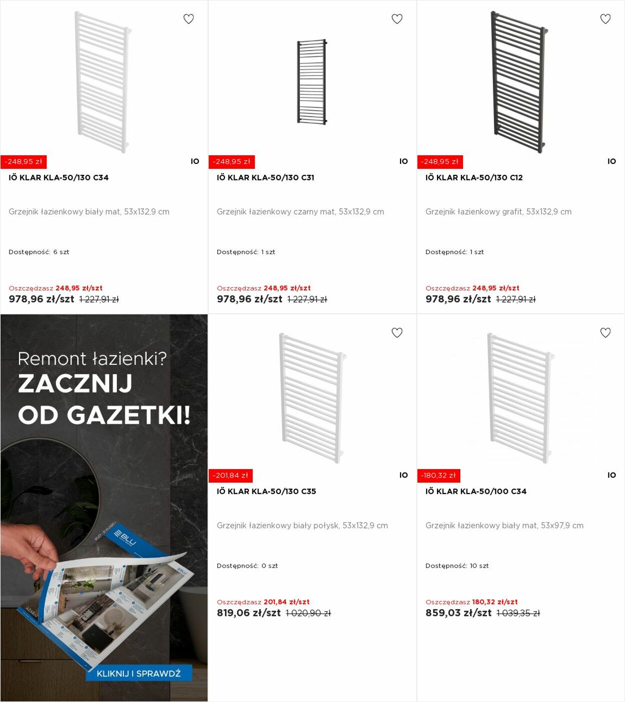 Gazetka Blu Salony Łazienek 01.09.2025 - 07.09.2025