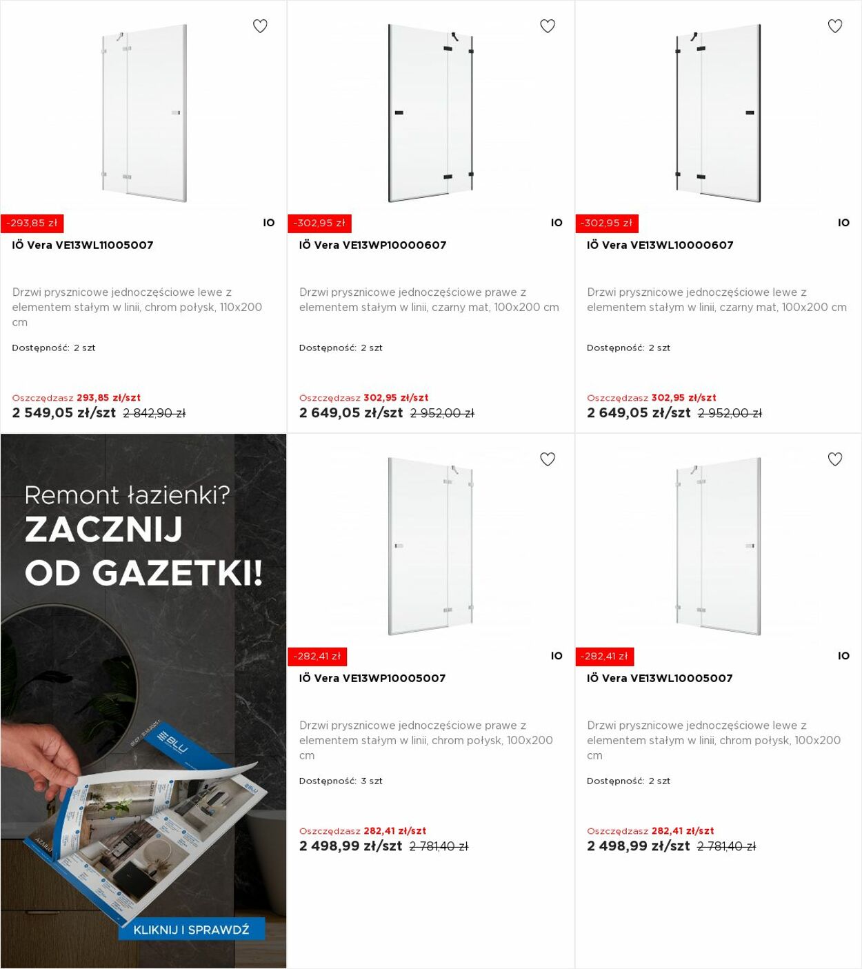 Gazetka Blu Salony Łazienek 01.09.2025 - 07.09.2025