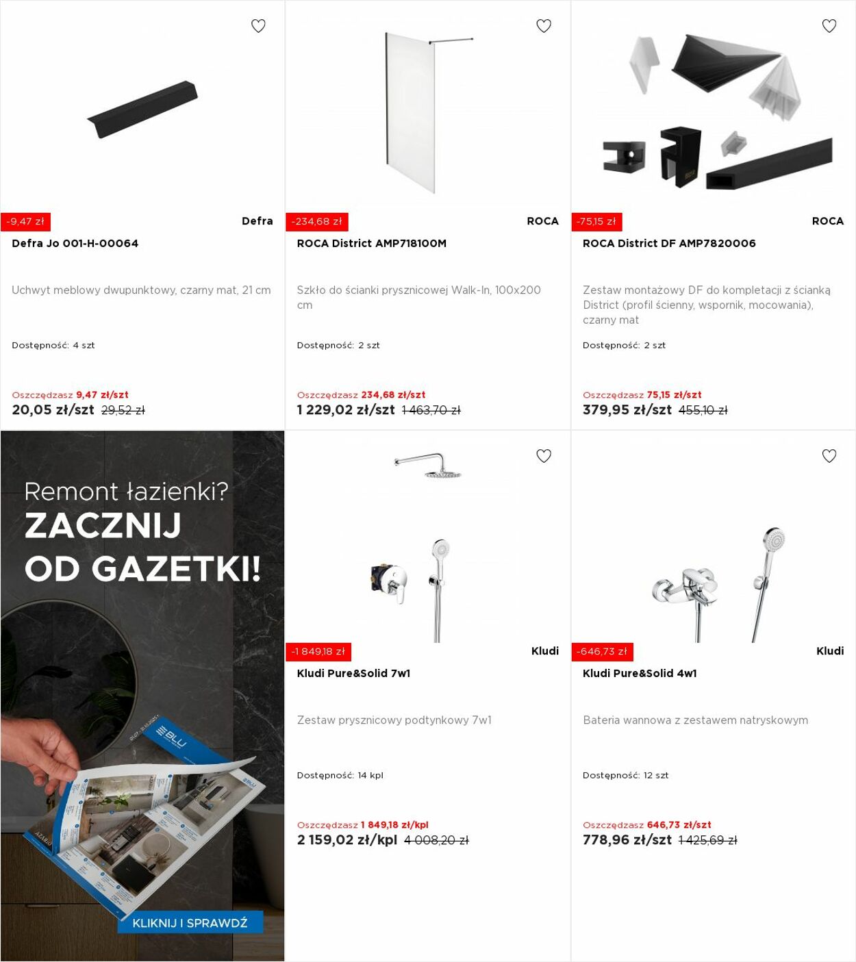 Gazetka Blu Salony Łazienek 01.09.2025 - 07.09.2025