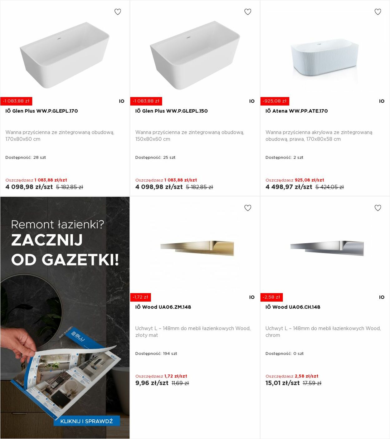 Gazetka Blu Salony Łazienek 01.09.2025 - 07.09.2025