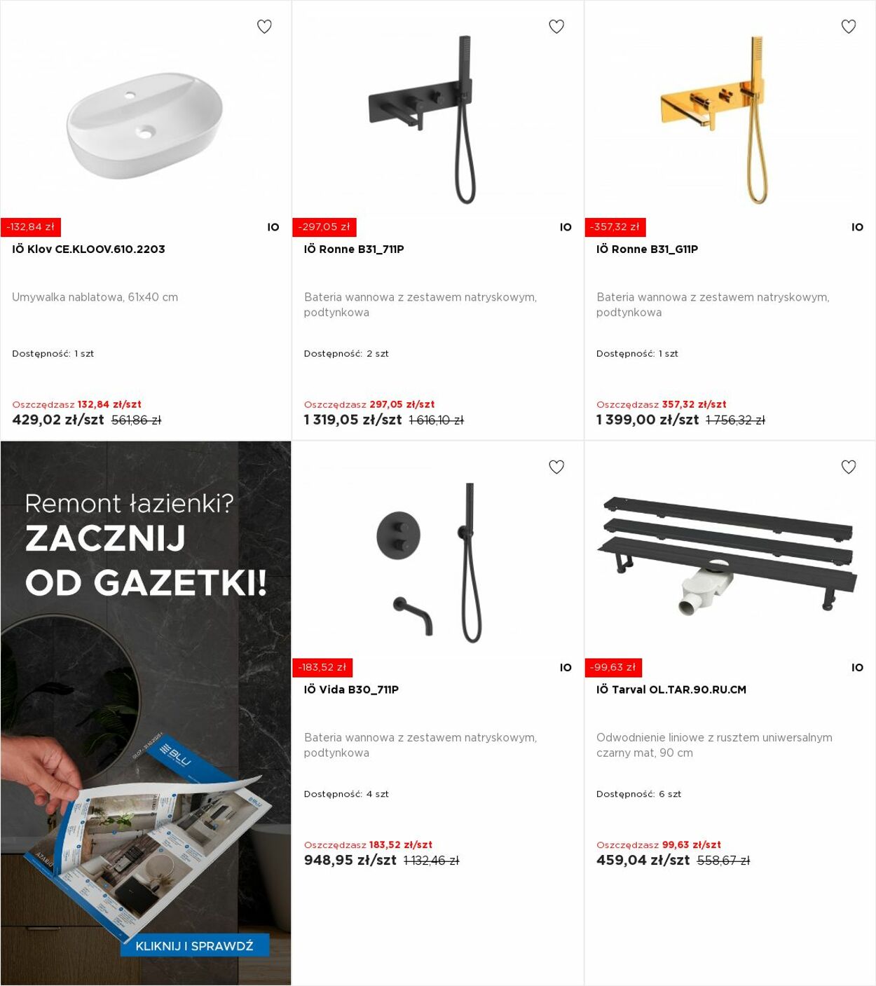 Gazetka Blu Salony Łazienek 01.09.2025 - 07.09.2025