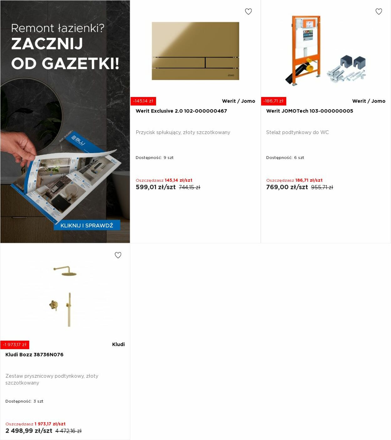 Gazetka Blu Salony Łazienek 01.09.2025 - 07.09.2025