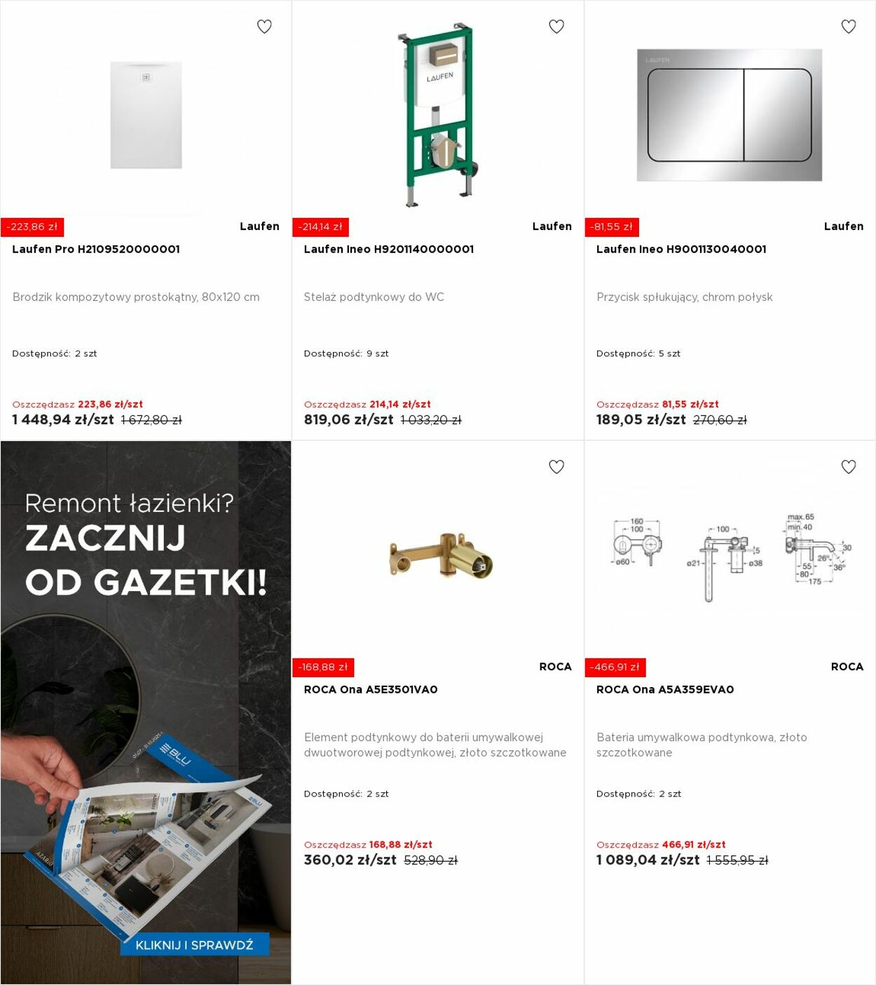 Gazetka Blu Salony Łazienek 01.09.2025 - 07.09.2025