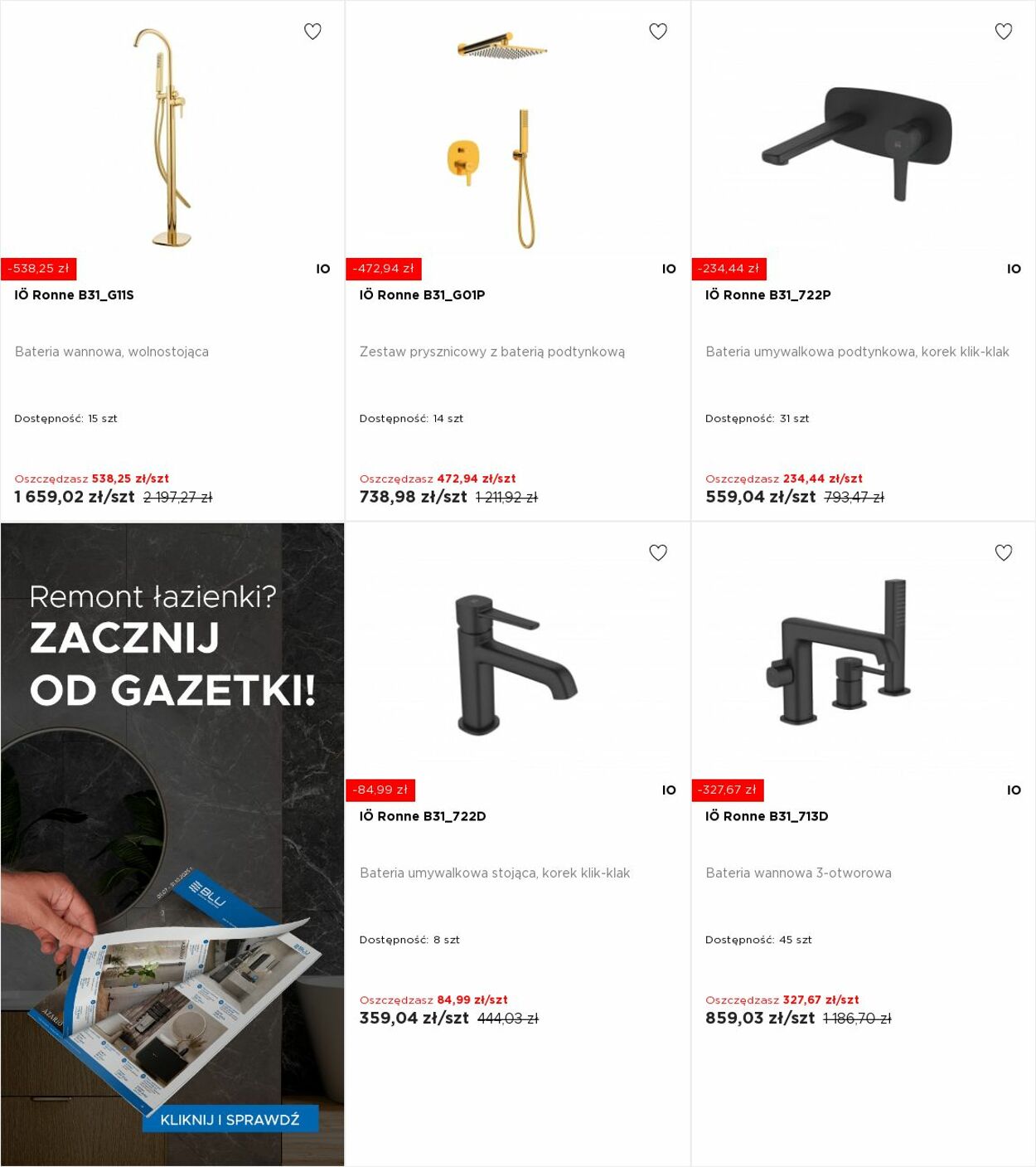 Gazetka Blu Salony Łazienek 01.09.2025 - 07.09.2025