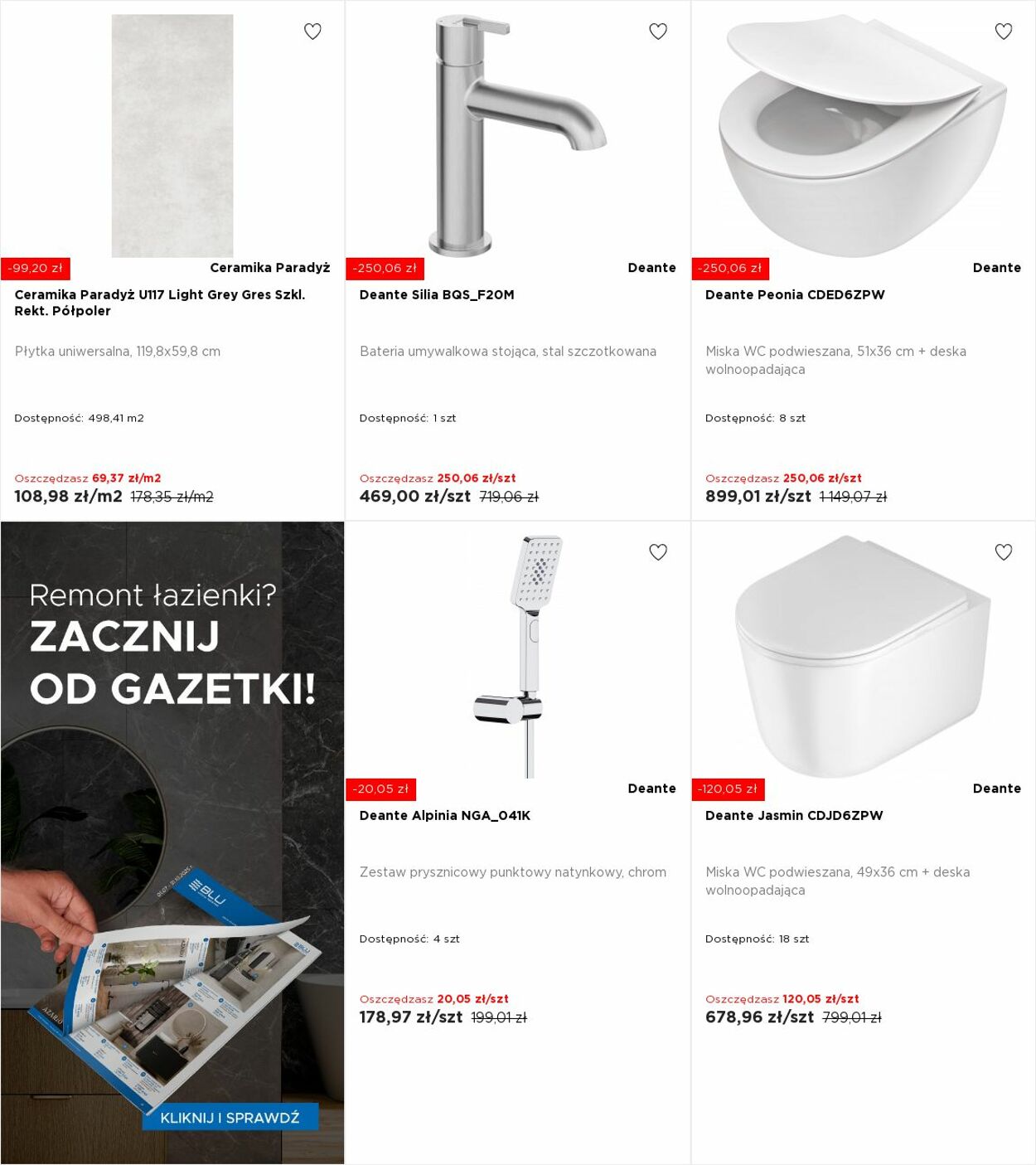 Gazetka Blu Salony Łazienek 01.09.2025 - 07.09.2025