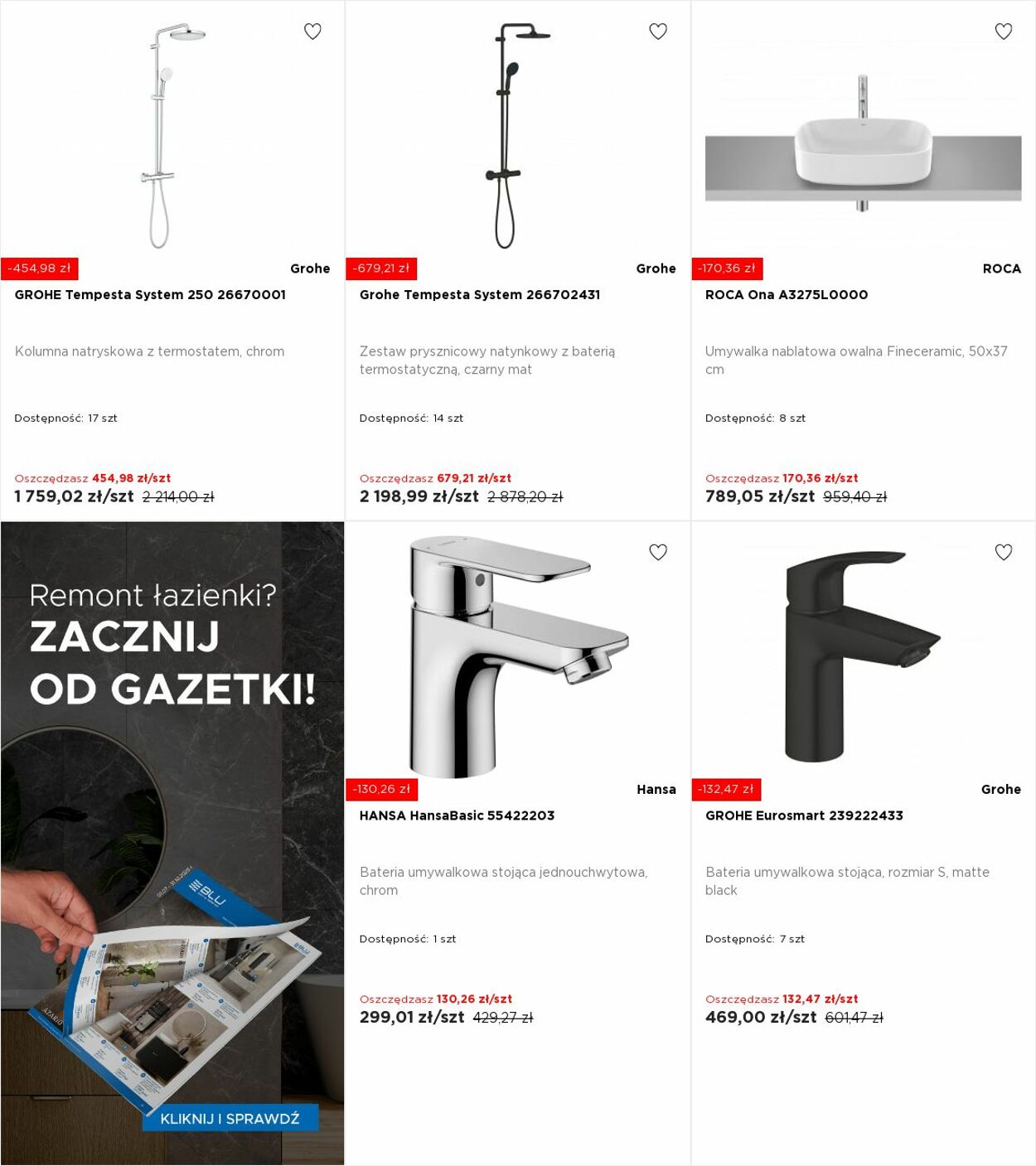 Gazetka Blu Salony Łazienek 01.09.2025 - 07.09.2025