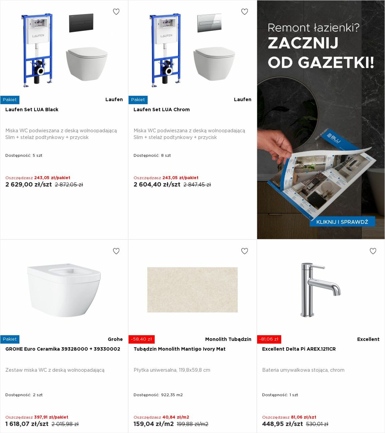 Gazetka Blu Salony Łazienek 29.09.2025 - 05.10.2025