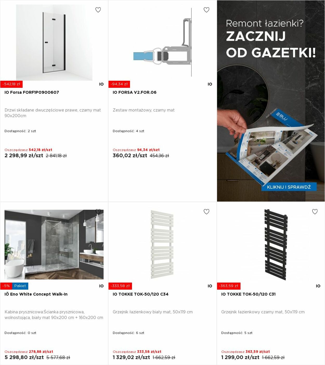 Gazetka Blu Salony Łazienek 29.09.2025 - 05.10.2025