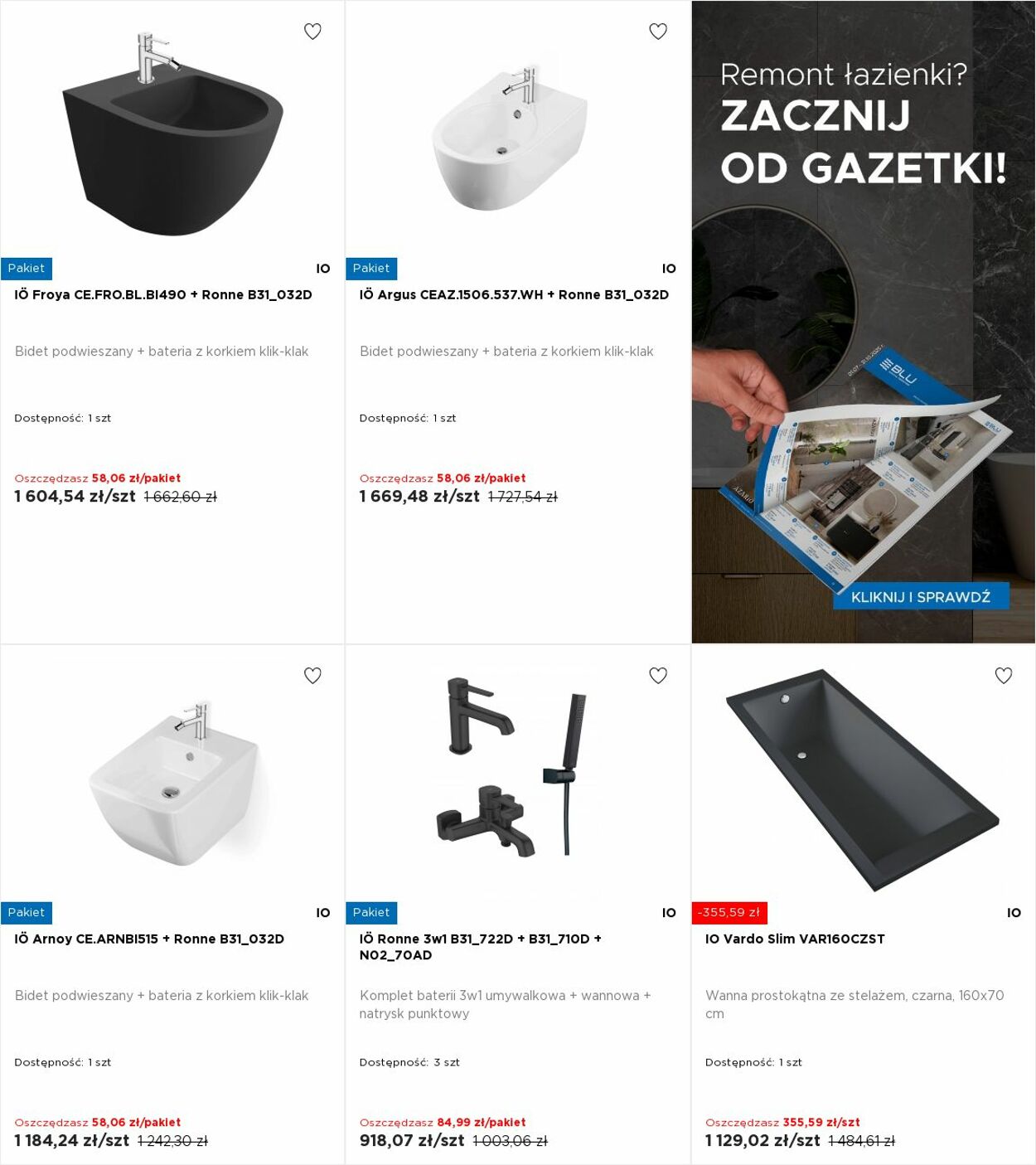Gazetka Blu Salony Łazienek 29.09.2025 - 05.10.2025