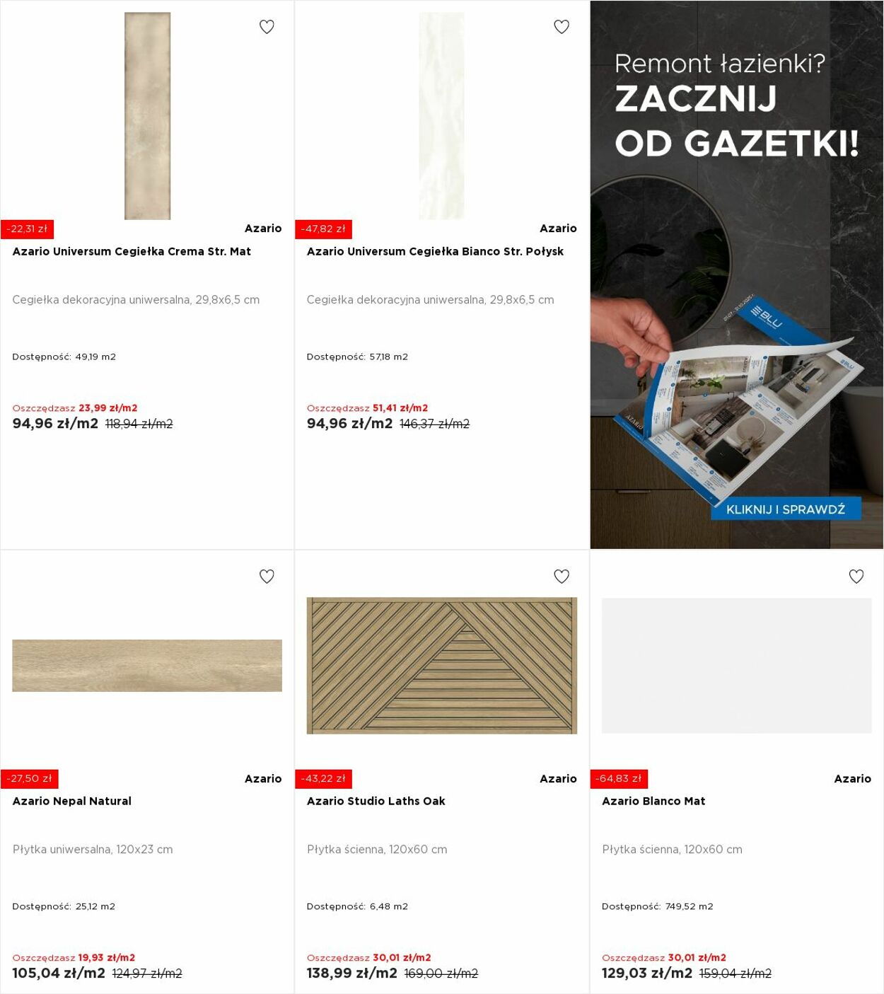Gazetka Blu Salony Łazienek 29.09.2025 - 05.10.2025