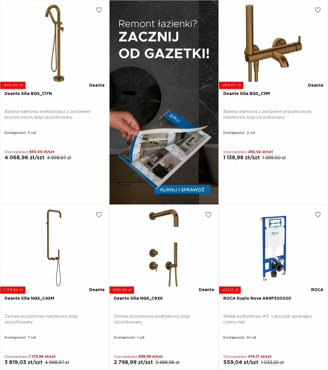 Gazetka Blu Salony Łazienek 29.09.2025 - 05.10.2025