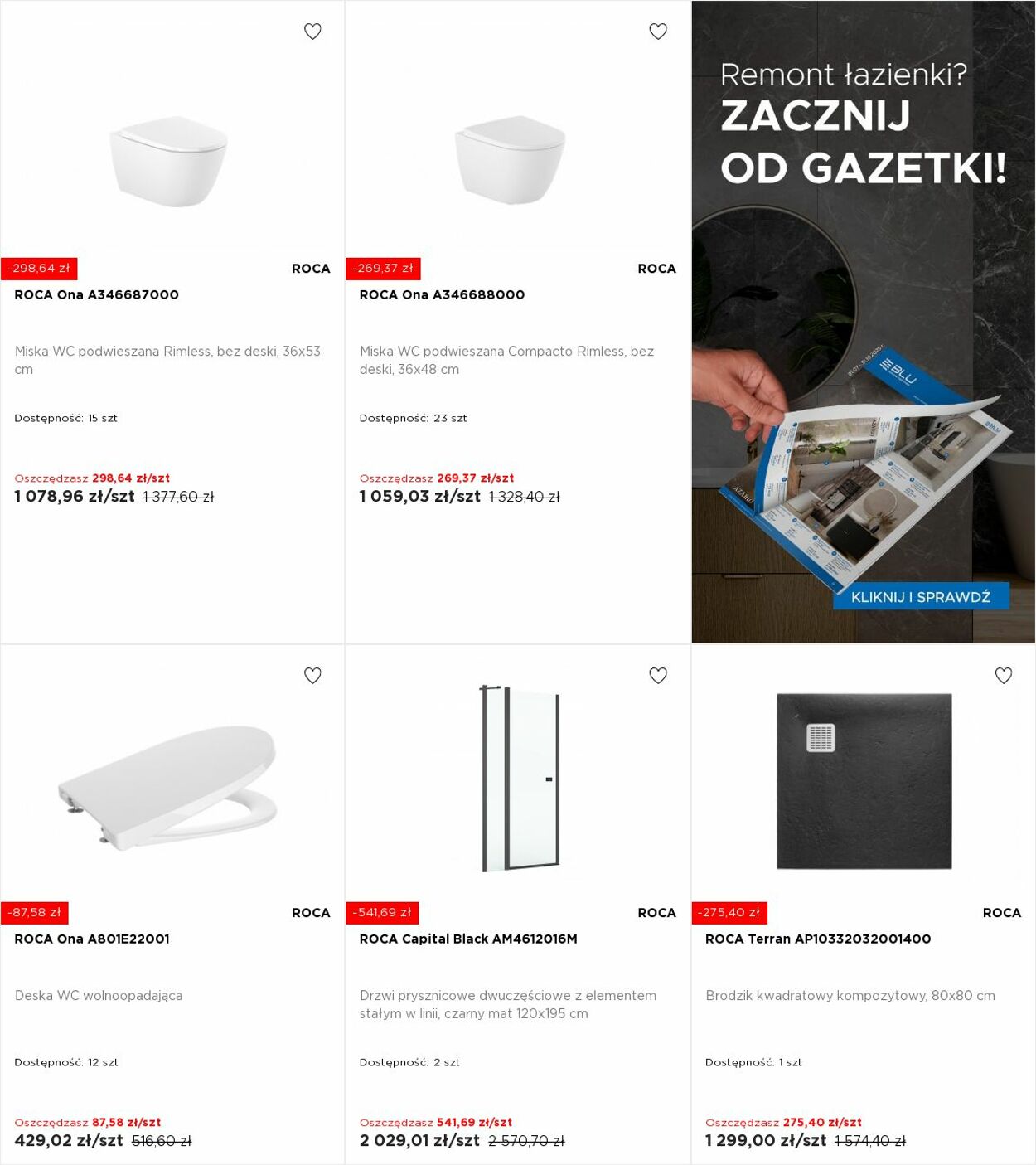 Gazetka Blu Salony Łazienek 29.09.2025 - 05.10.2025