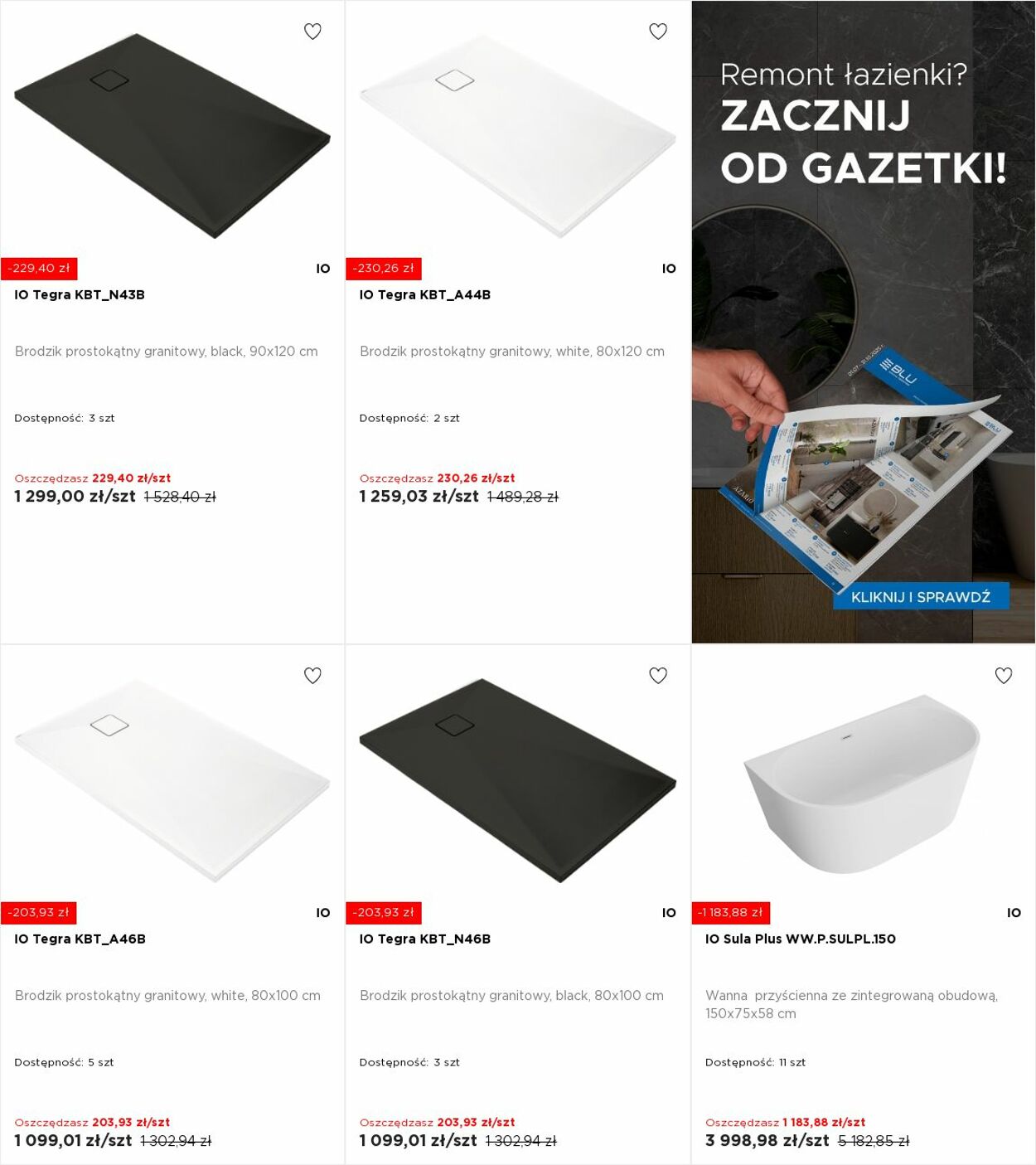 Gazetka Blu Salony Łazienek 29.09.2025 - 05.10.2025