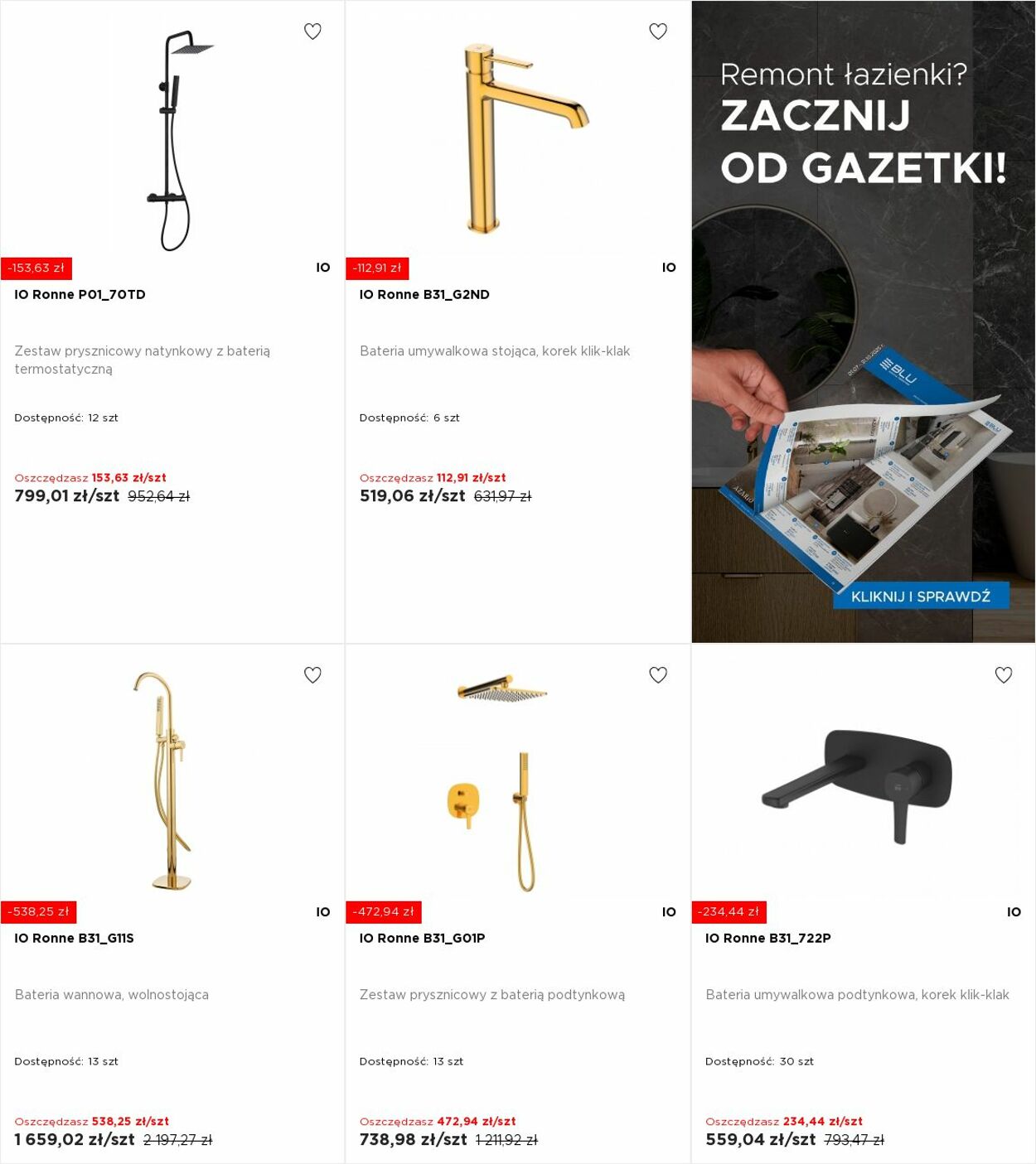Gazetka Blu Salony Łazienek 29.09.2025 - 05.10.2025