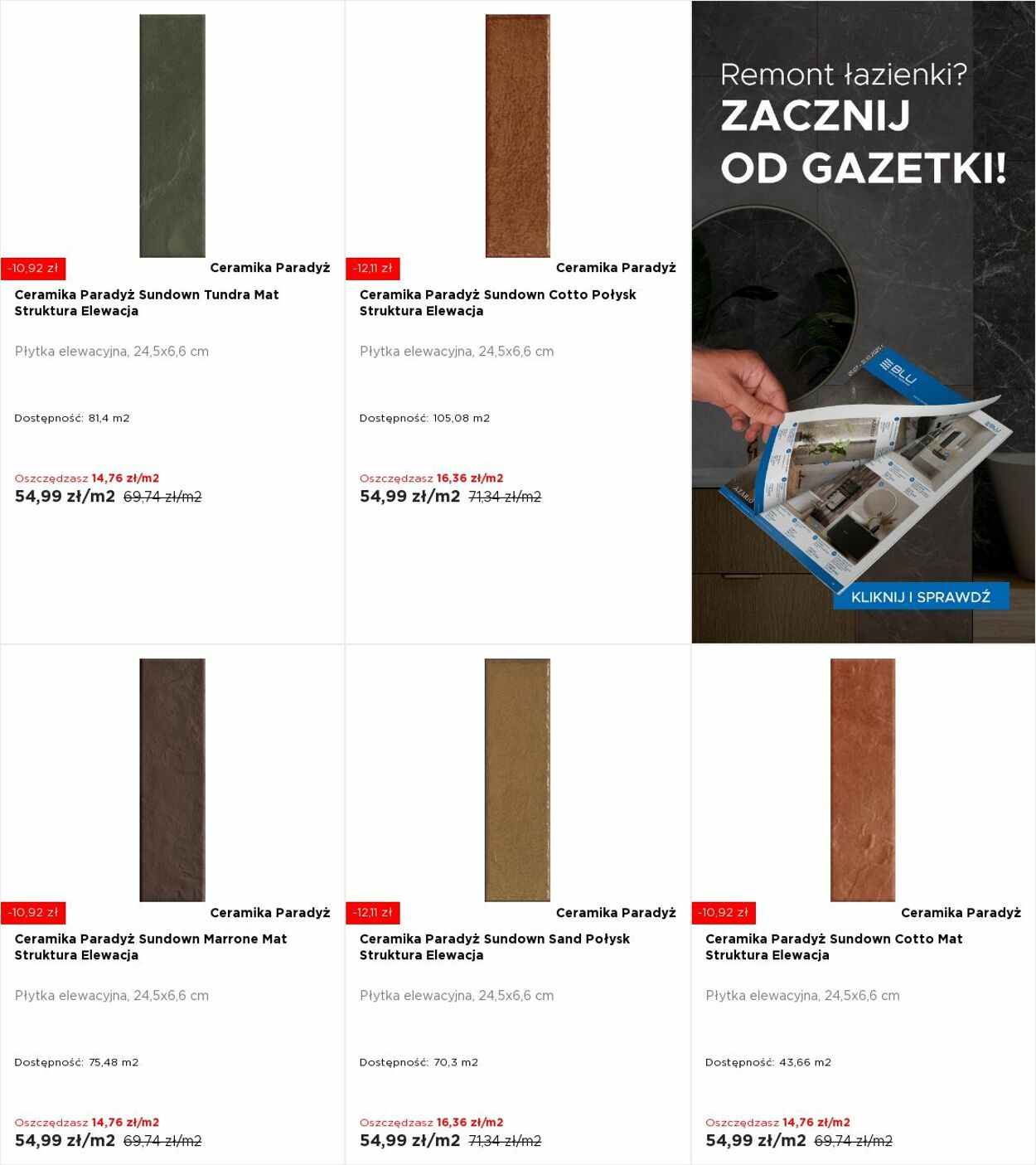 Gazetka Blu Salony Łazienek 18.08.2025 - 24.08.2025