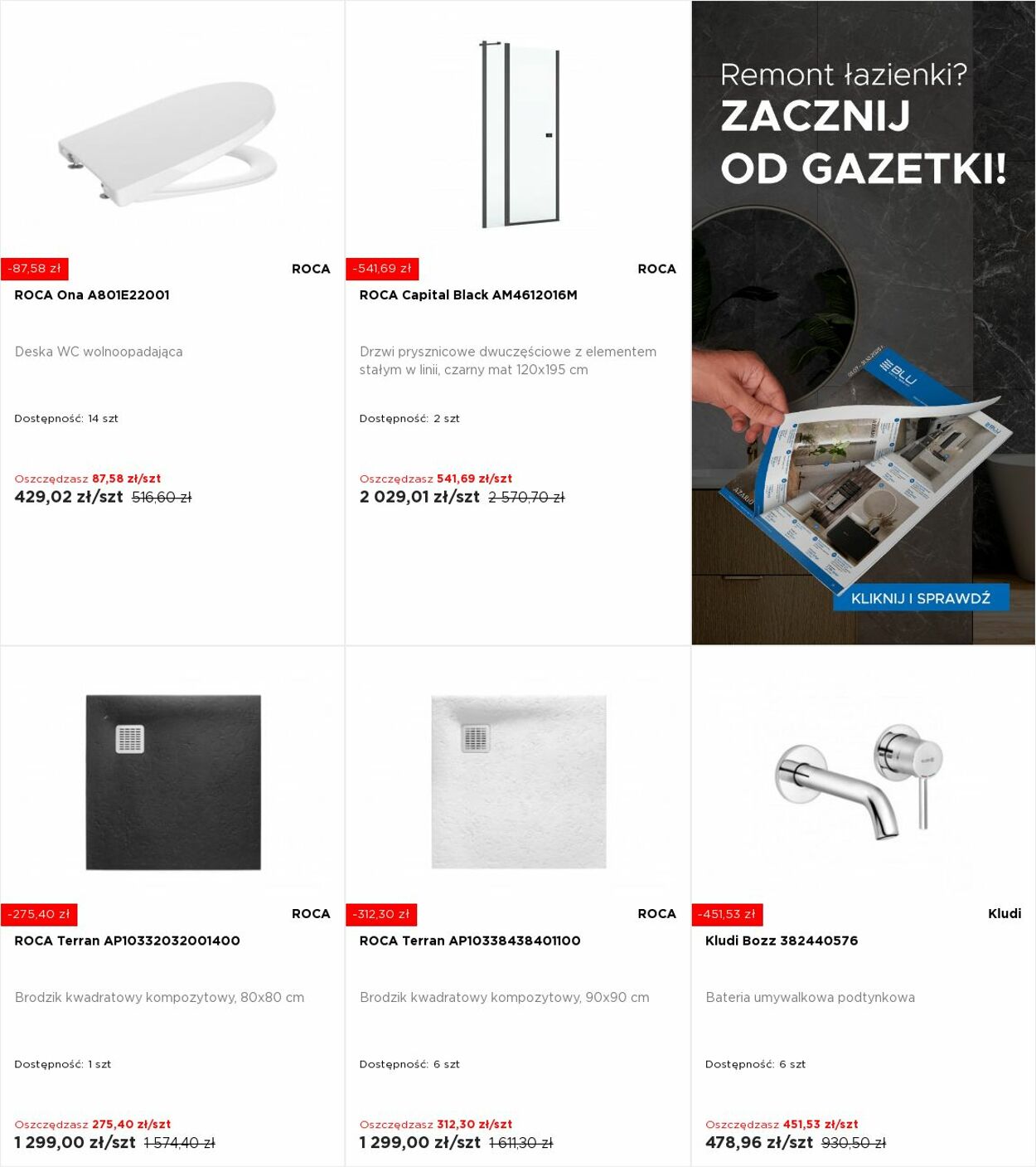 Gazetka Blu Salony Łazienek 18.08.2025 - 24.08.2025