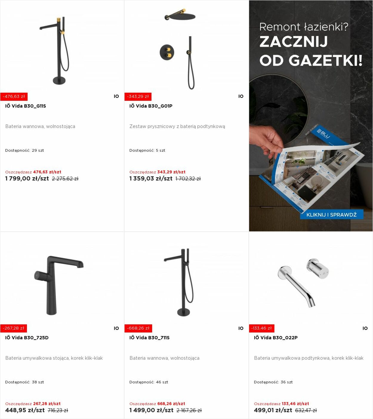 Gazetka Blu Salony Łazienek 18.08.2025 - 24.08.2025