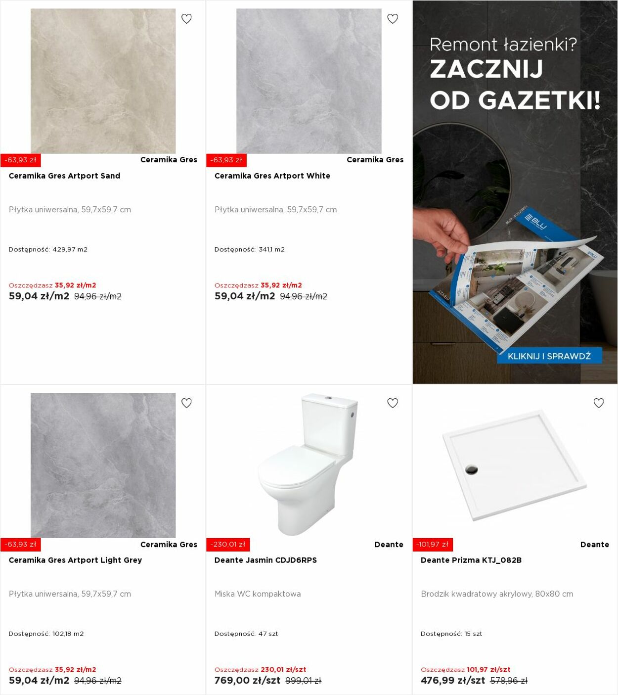 Gazetka Blu Salony Łazienek 13.10.2025 - 19.10.2025