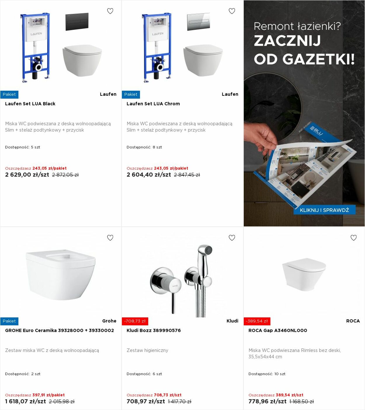 Gazetka Blu Salony Łazienek 13.10.2025 - 19.10.2025