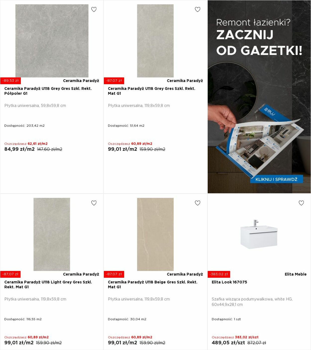 Gazetka Blu Salony Łazienek 13.10.2025 - 19.10.2025