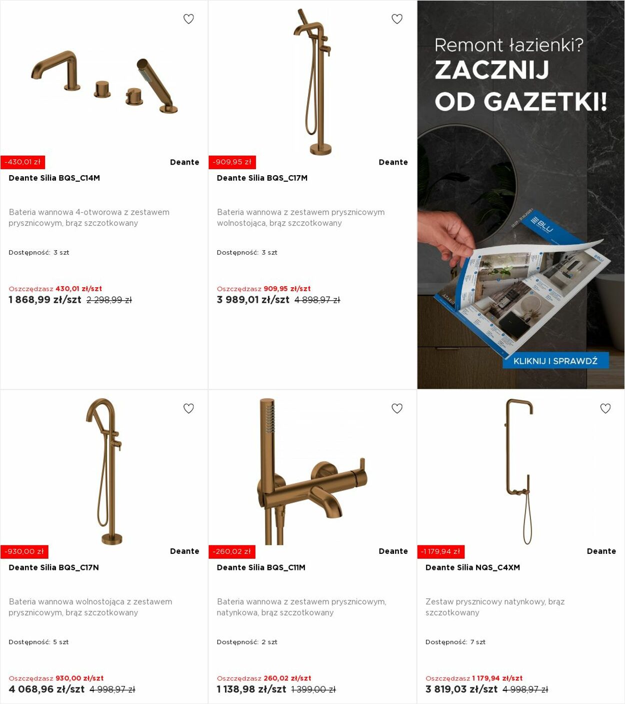 Gazetka Blu Salony Łazienek 13.10.2025 - 19.10.2025