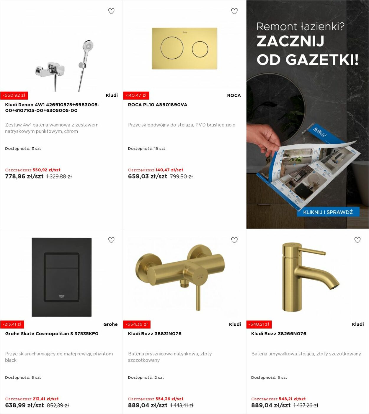 Gazetka Blu Salony Łazienek 13.10.2025 - 19.10.2025