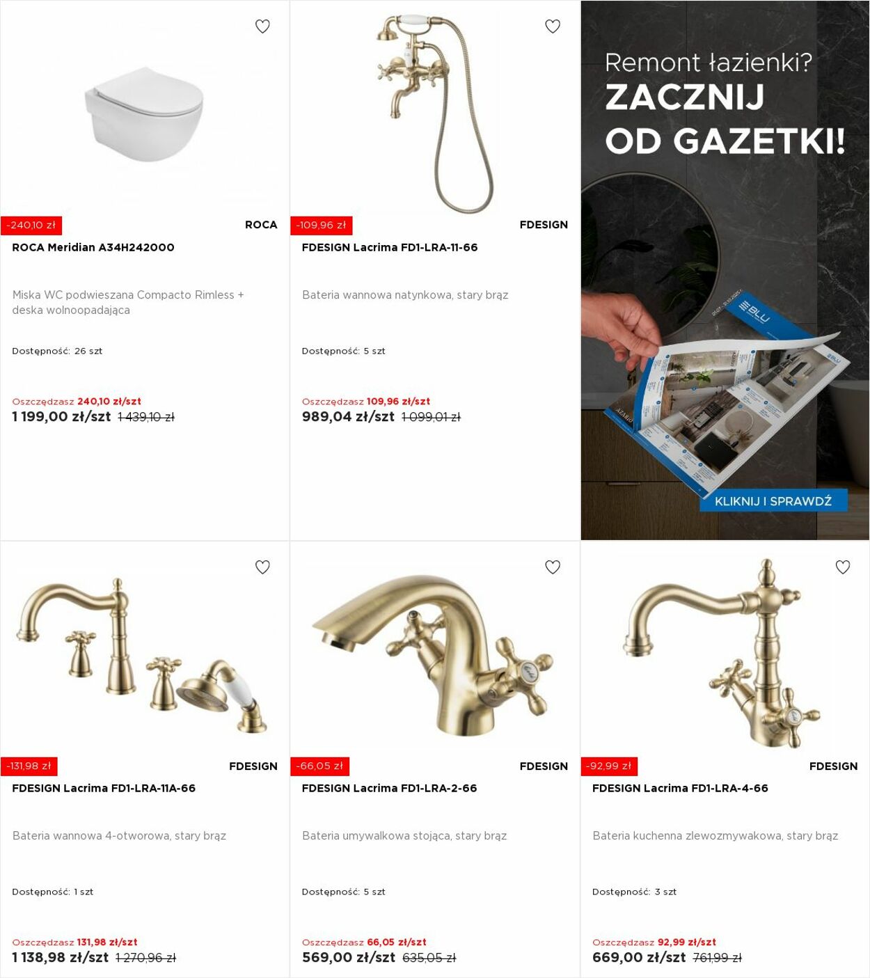 Gazetka Blu Salony Łazienek 13.10.2025 - 19.10.2025