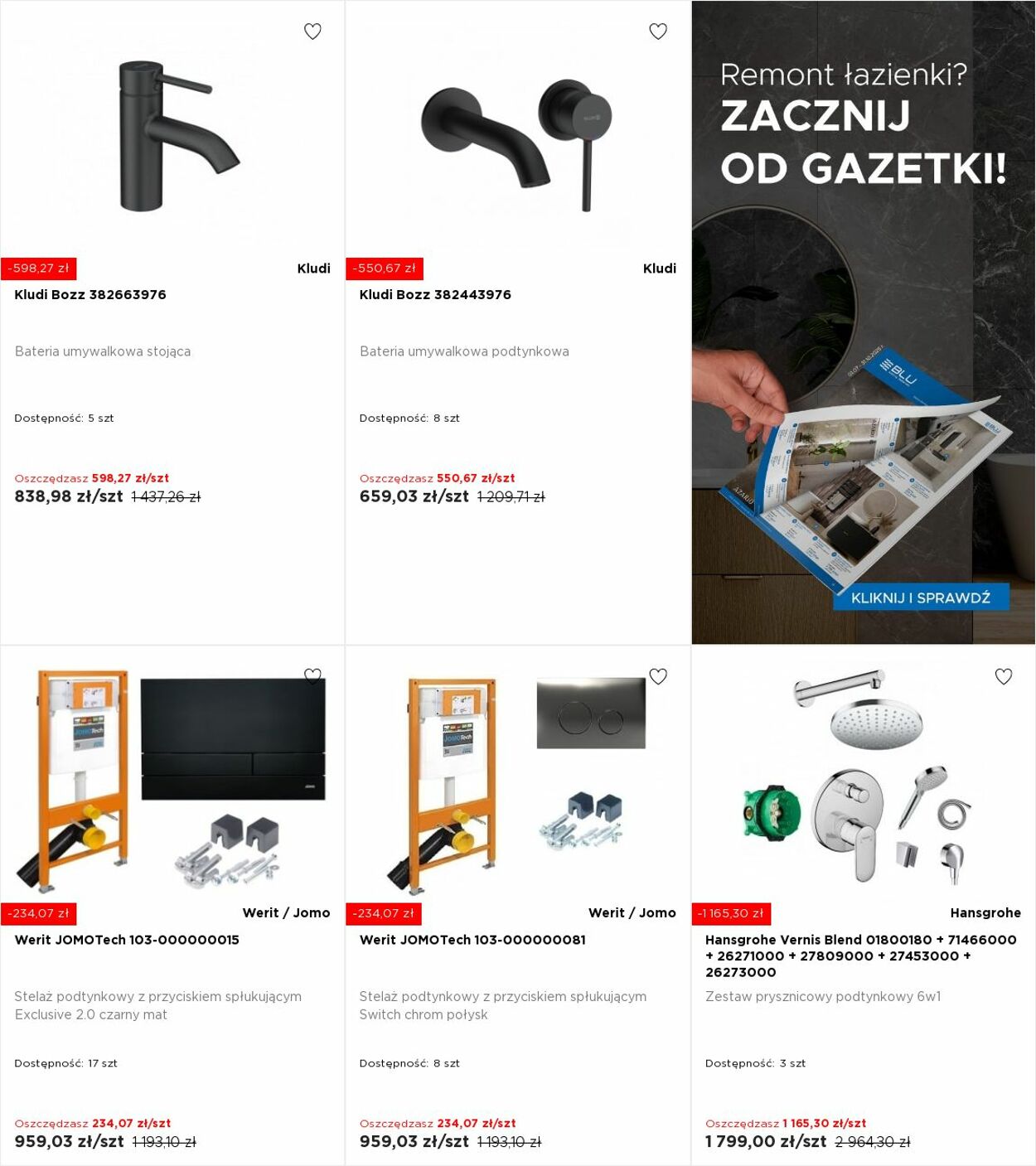 Gazetka Blu Salony Łazienek 13.10.2025 - 19.10.2025