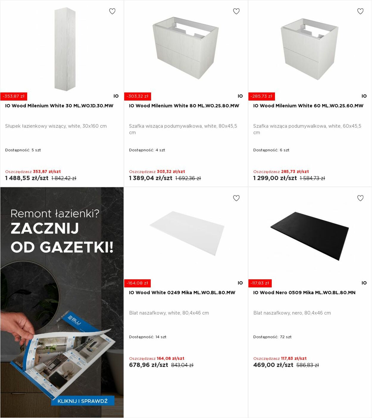 Gazetka Blu Salony Łazienek 06.10.2025 - 12.10.2025