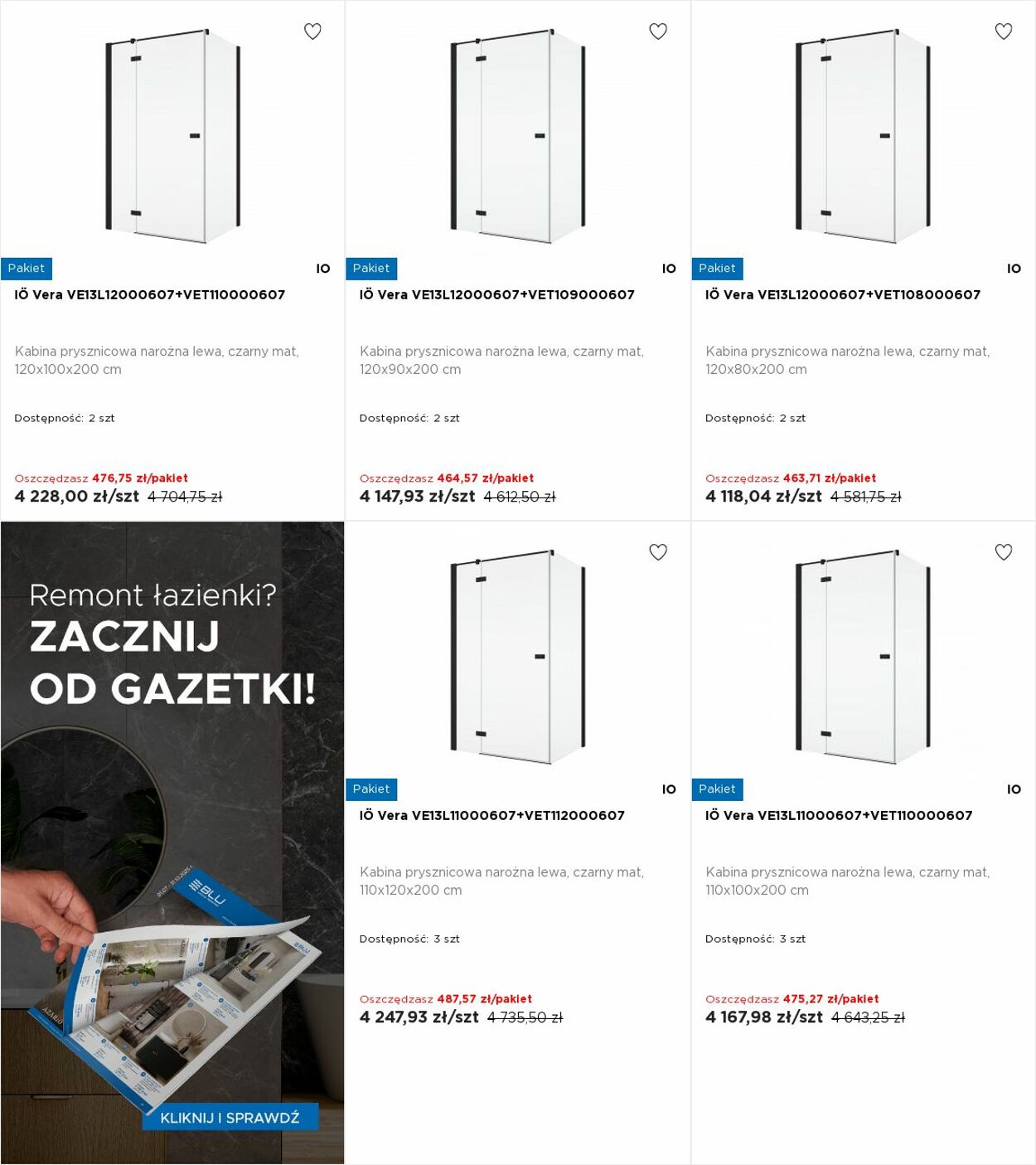 Gazetka Blu Salony Łazienek 06.10.2025 - 12.10.2025