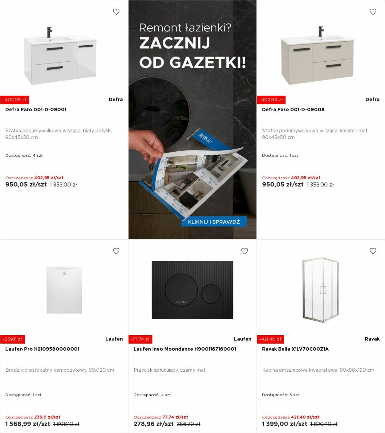 Gazetka Blu Salony Łazienek 06.10.2025 - 12.10.2025