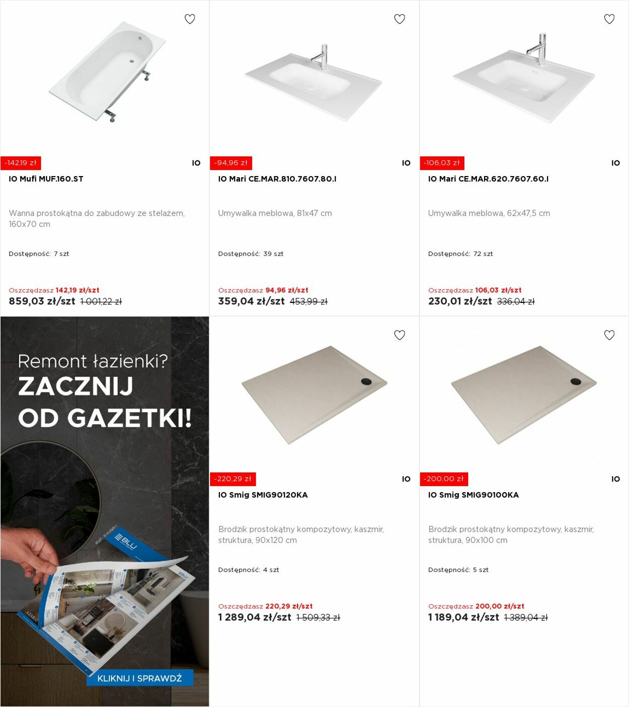 Gazetka Blu Salony Łazienek 06.10.2025 - 12.10.2025