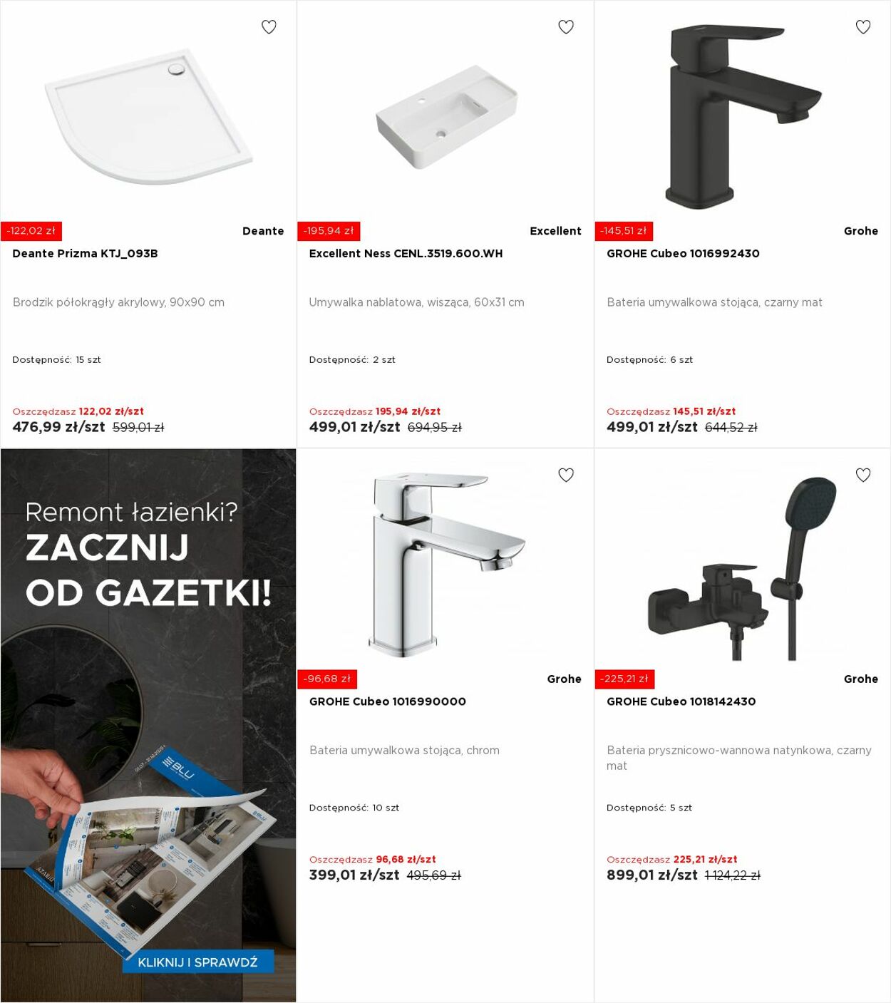 Gazetka Blu Salony Łazienek 06.10.2025 - 12.10.2025