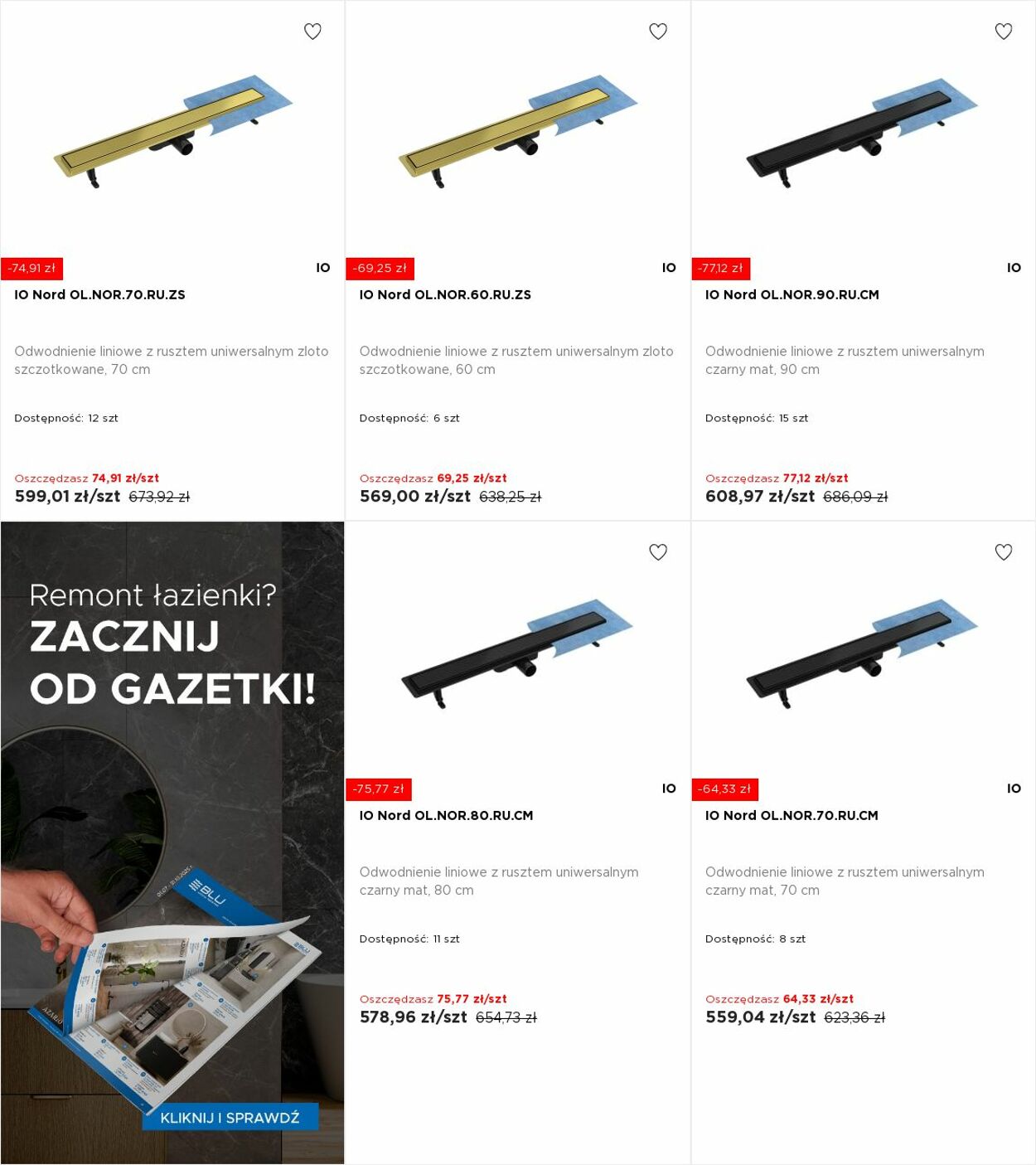 Gazetka Blu Salony Łazienek 06.10.2025 - 12.10.2025